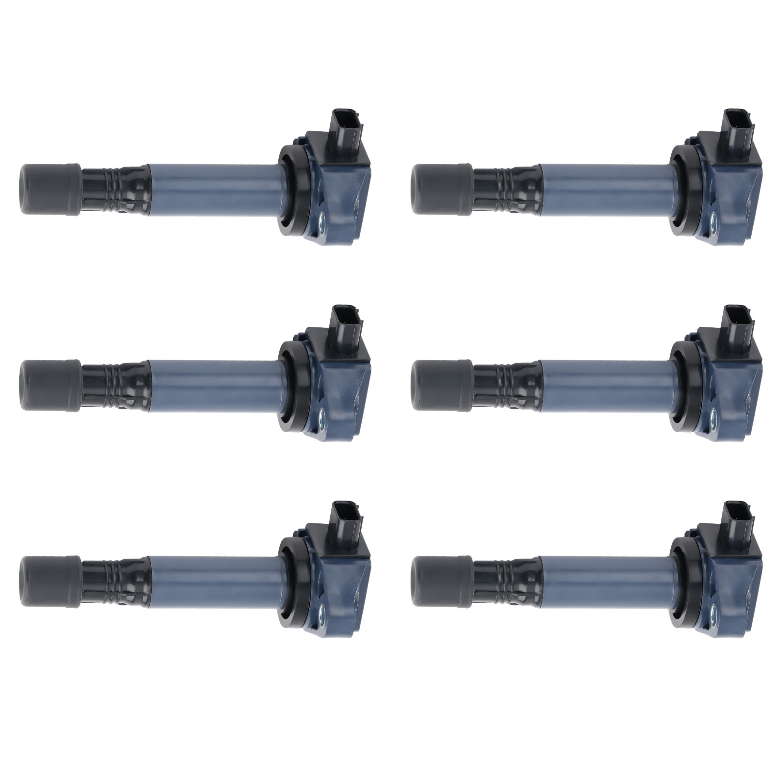 6pcs Ignition Coil + 6pcs Spark Plugs For Honda Accord Acura RLX RDX TLX V6 3.5L