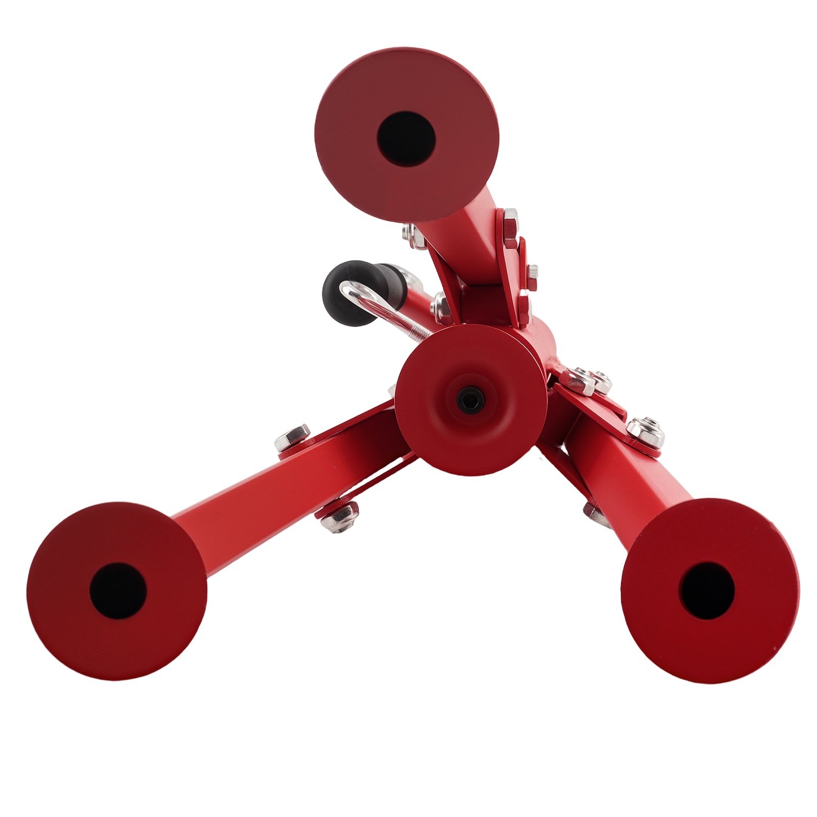Adjustable Roller Support Stand 2500lbs 27.6-52in Height Steel Workshop Tool
