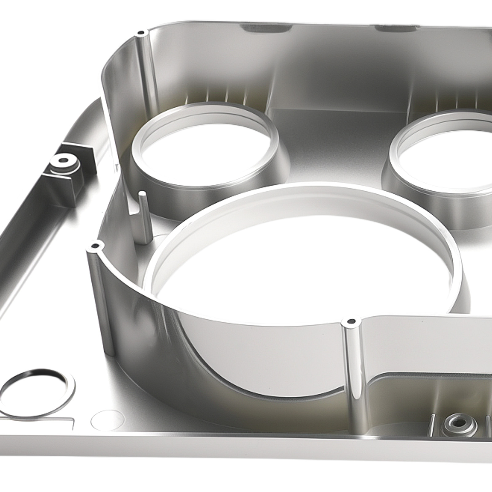Dashboard Cover Front Bezel for Chevy C10 1967-1972 Black Chrome Plastic PP