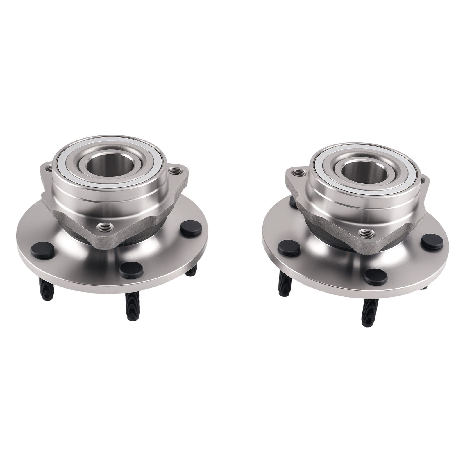 Pair Front Wheel Hub Non-ABS 3-Bolt for Dodge Ram 1500 4WD 94-99 515006 5-Lug
