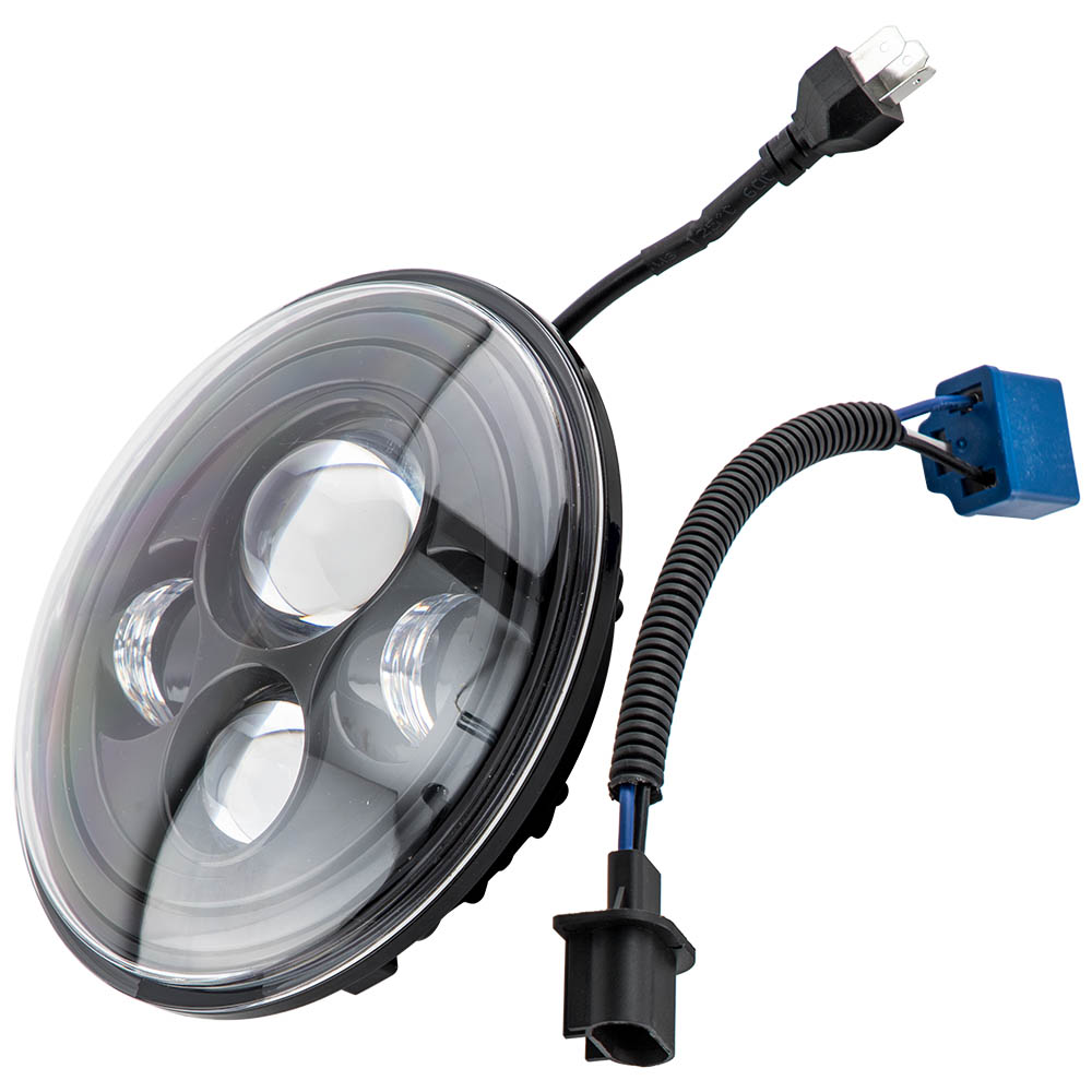 7 Inch Round LED Headlight High/Low Beam For Jeep Wrangler JK TJ LJ CJ 1997-2018