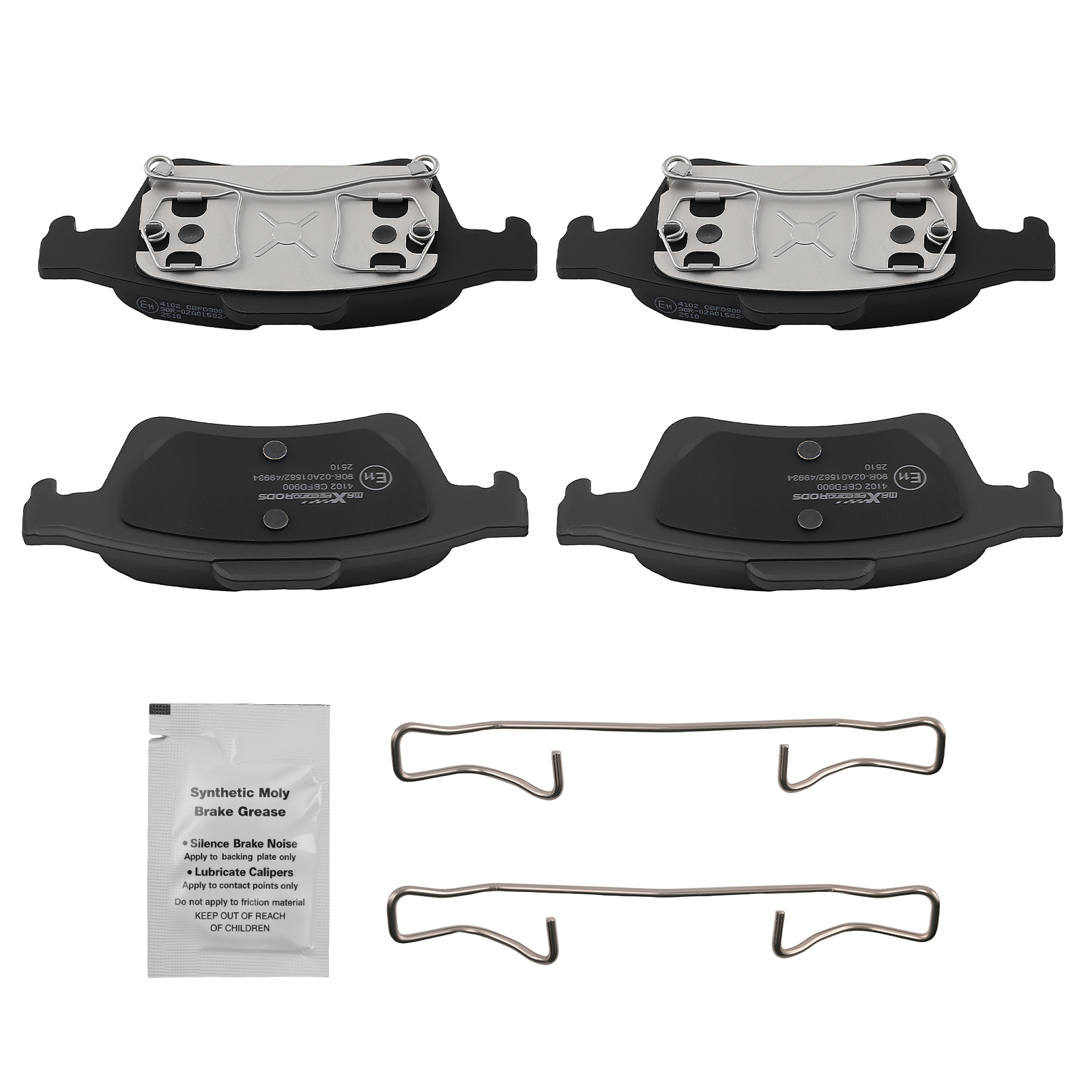 Bremsbeläge Hinten For Renault Laguna II Grandtour KG0/1 2001-2007 7701206609