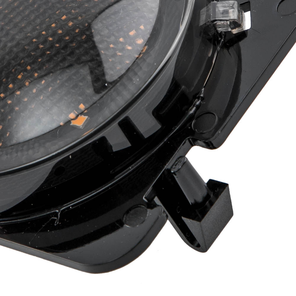 Smoke Lens Amber Turn Signal Light Set for Jeep Wrangler JK 2007-17 Front Fender