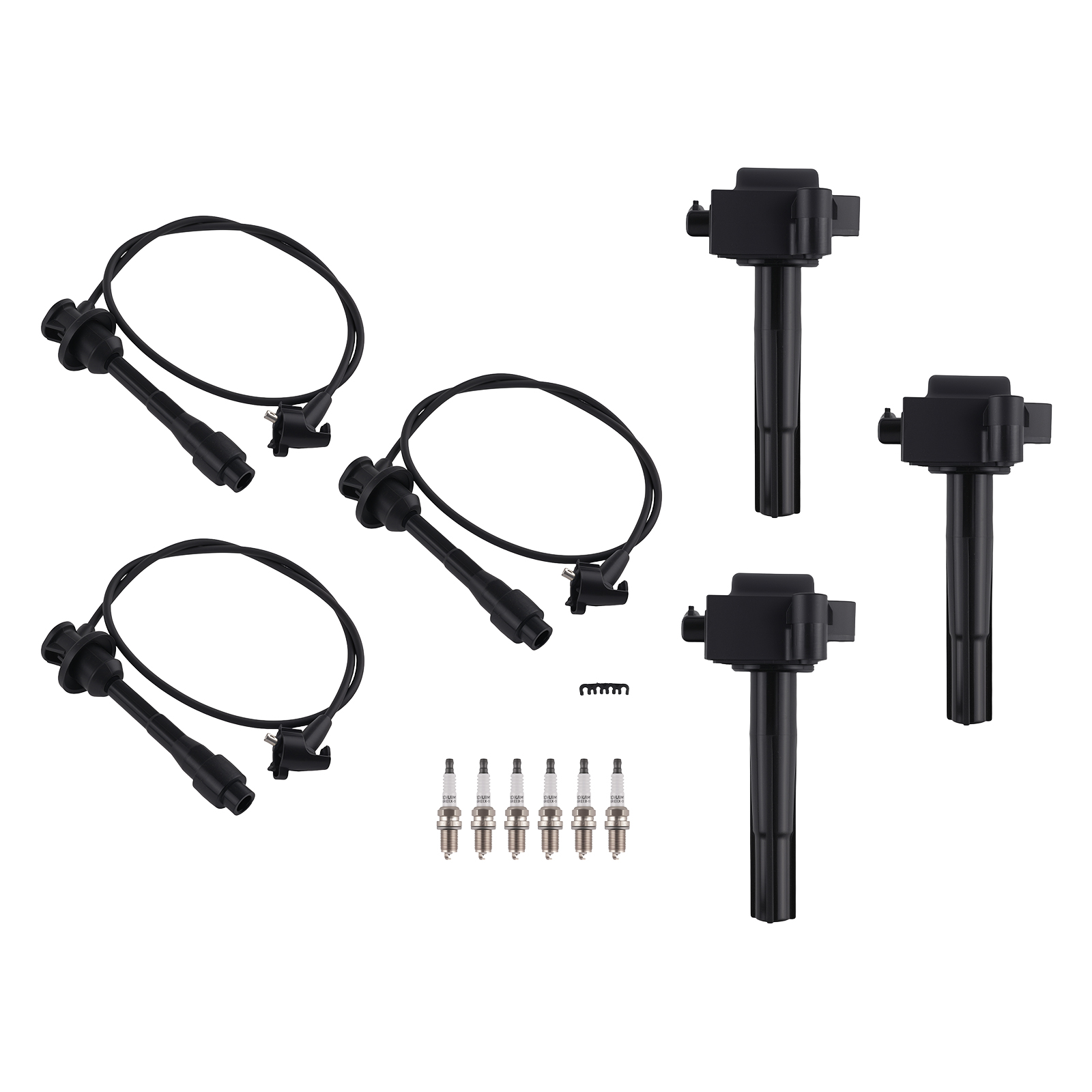 Ignition Coil Spark Plug Wire Kit for Lexus ES300 Toyota Camry 3.0L 1996-1998