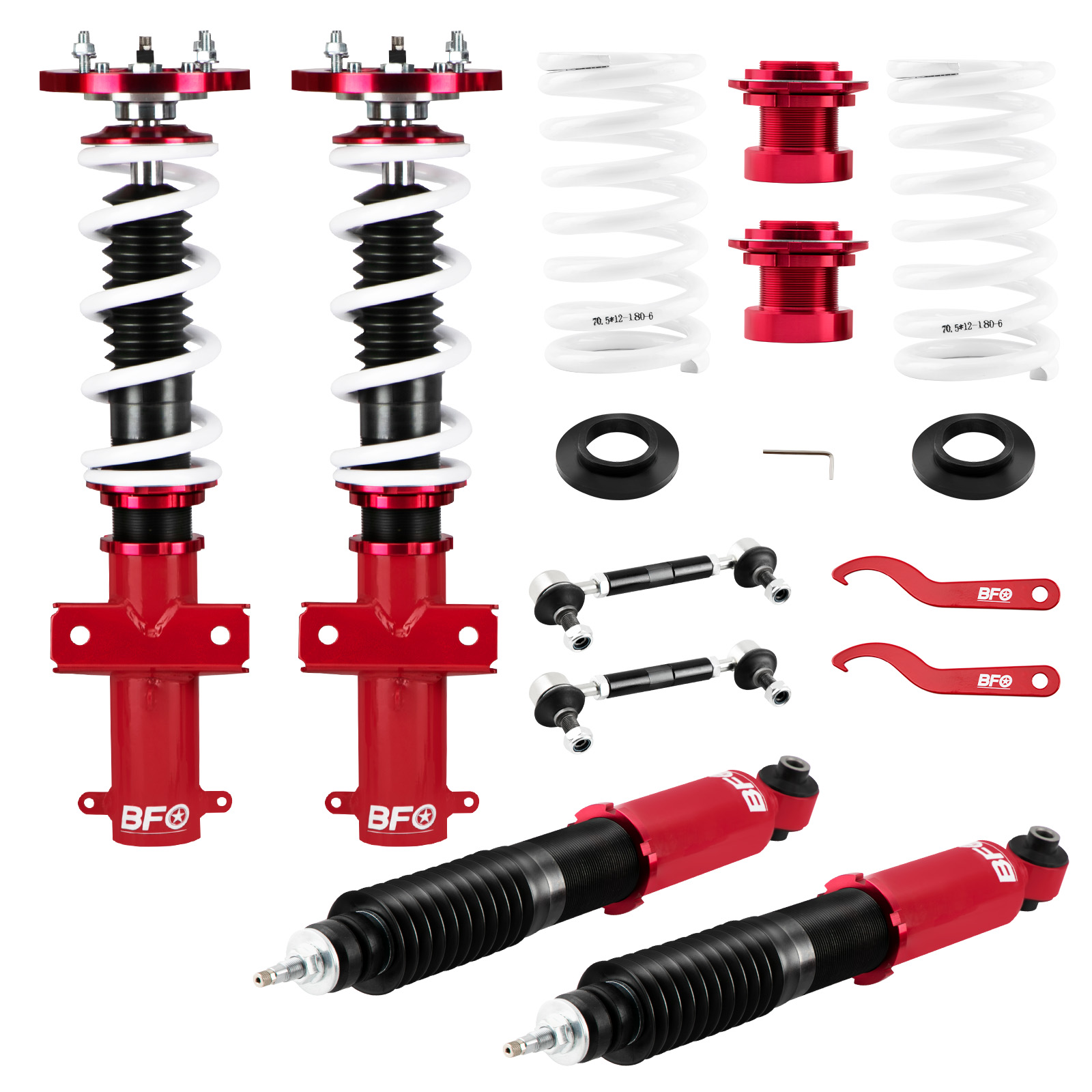 24 Level Damper Coilovers Suspension For Ford Mustang 2005-2014 Struts Absorbers