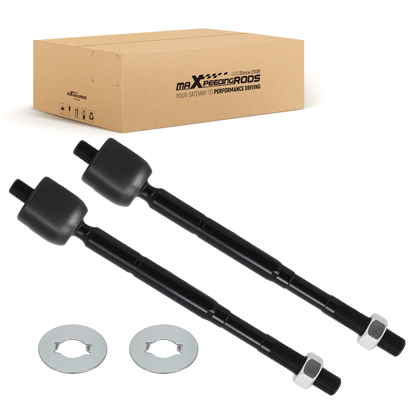 Front Inner Left Right Tie Rods for Toyota Tacoma 4WD 2005-2023 EV800529