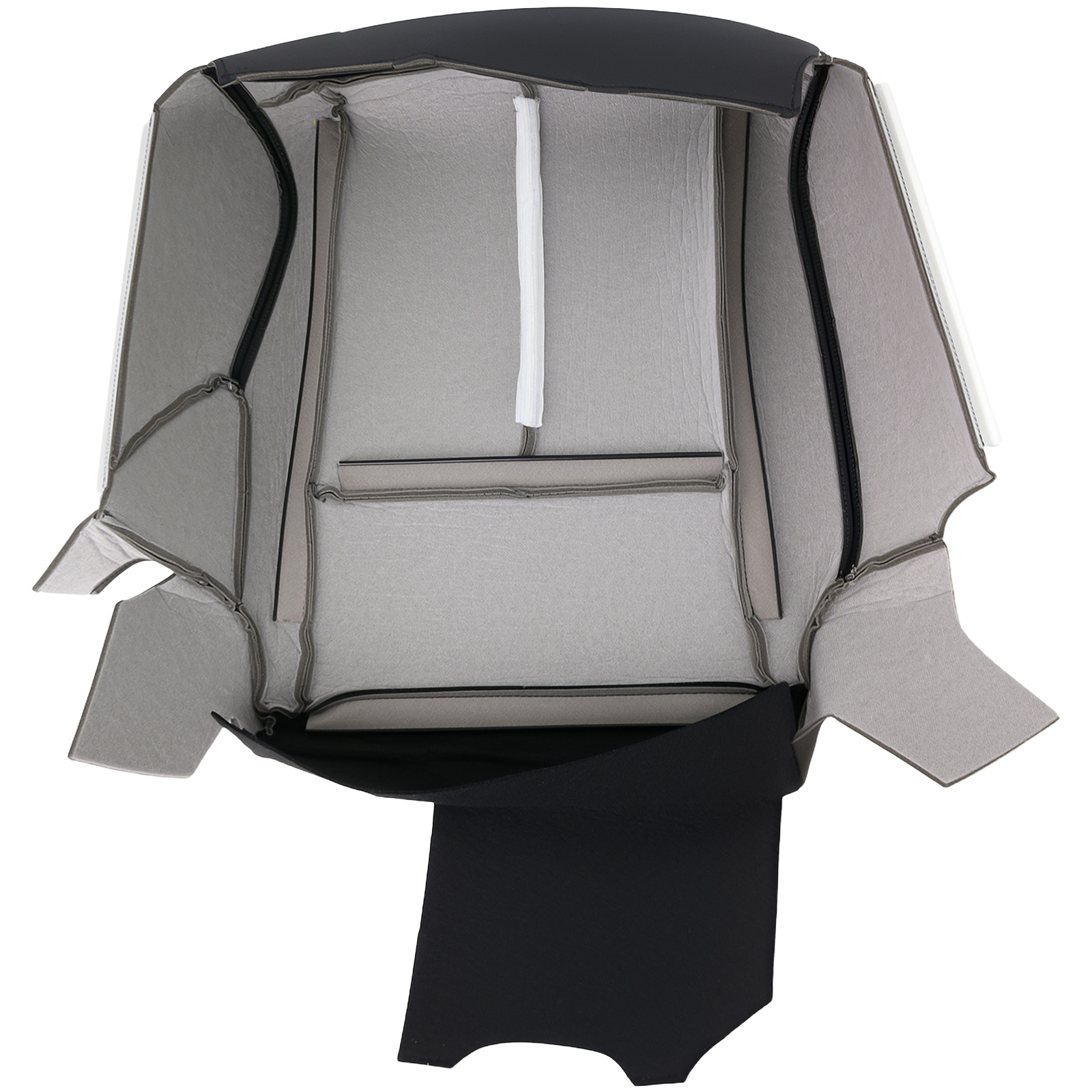 Driver Side Bottom Seat Cover for Nissan Murano Advance 2015-2023 Black