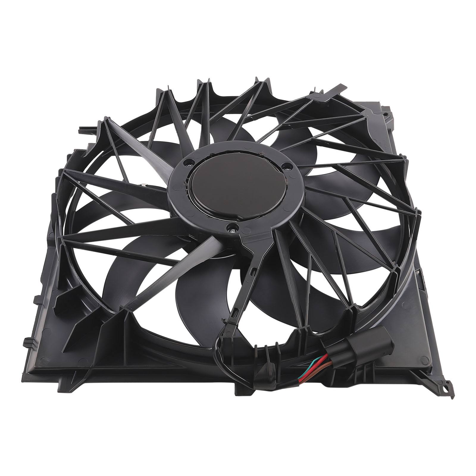Radiator Condenser Cooling Fan Brushless Motor 600w fit for Bmw X3 E83 2004-10