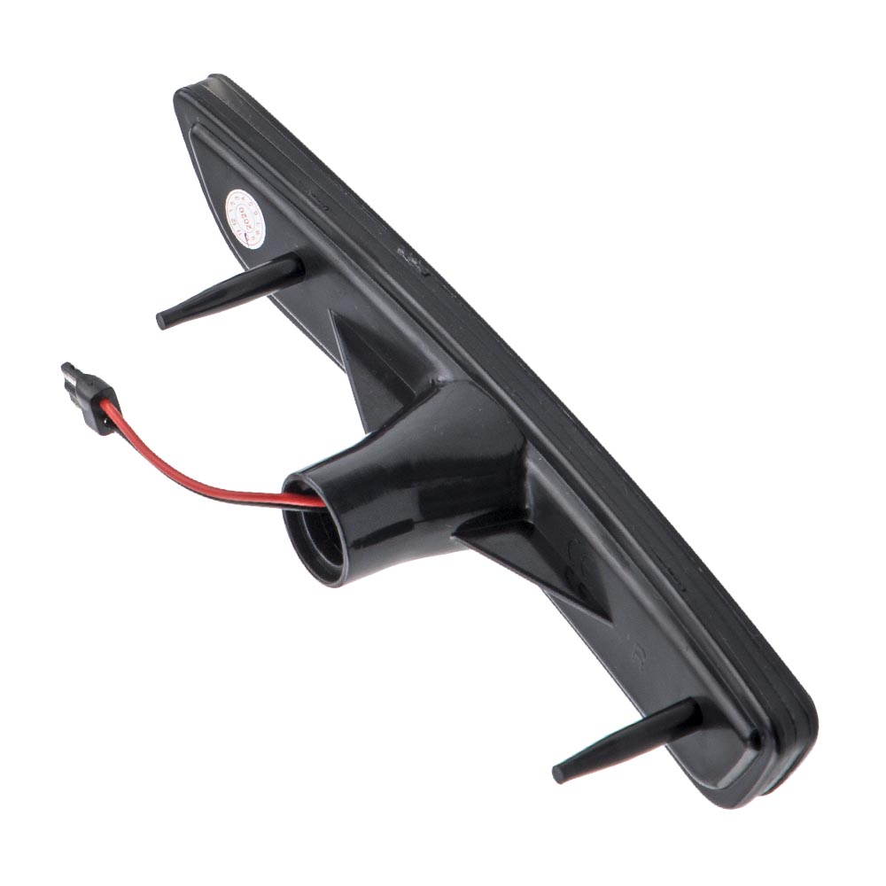 4x Smoked Front + Rear LED Side Marker Light Lamp For Ford Mustang 2010-2014