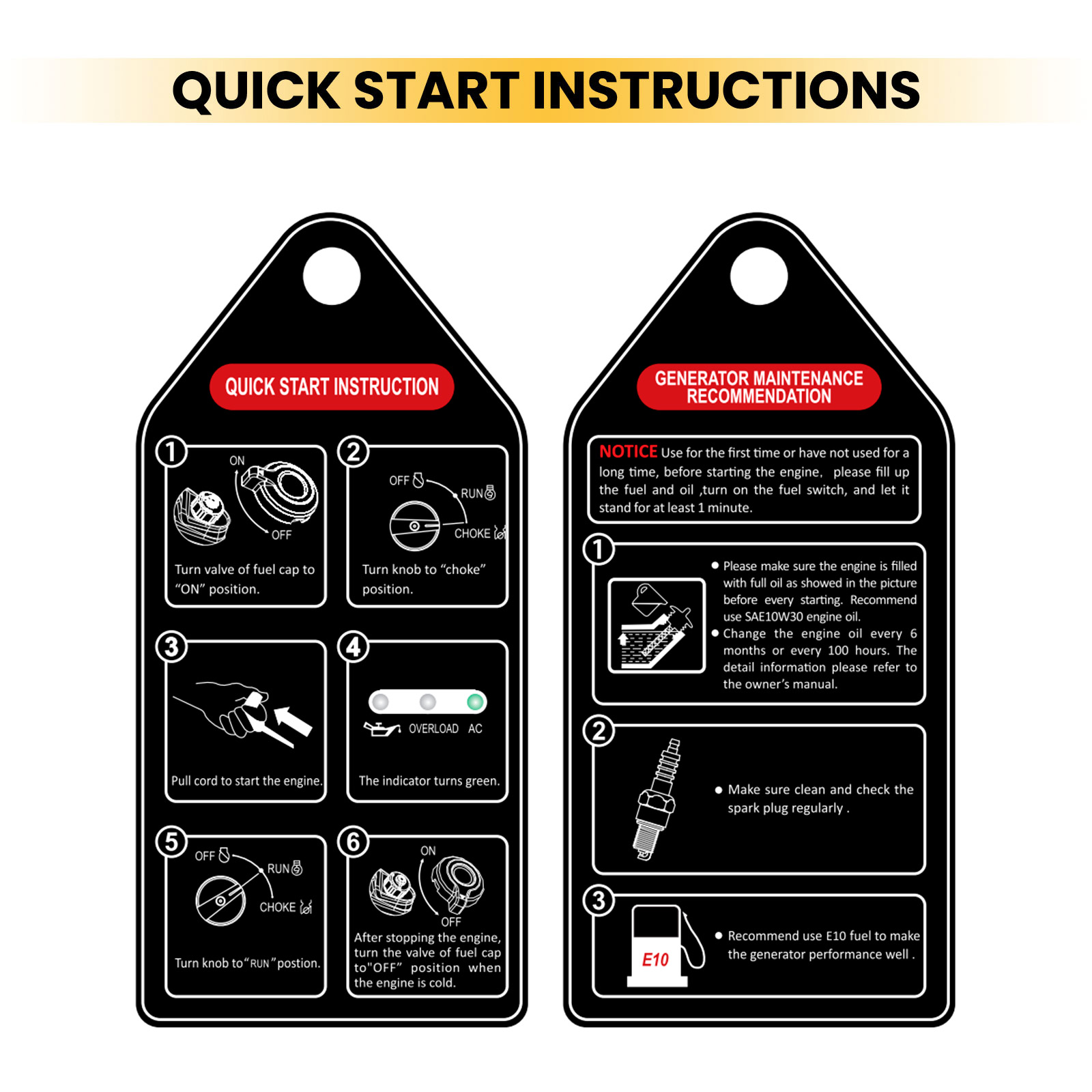 Inverter Stromerzeuger 3,0 kW Notstromaggregat Tragbarer Generator 4-Takt 3300W