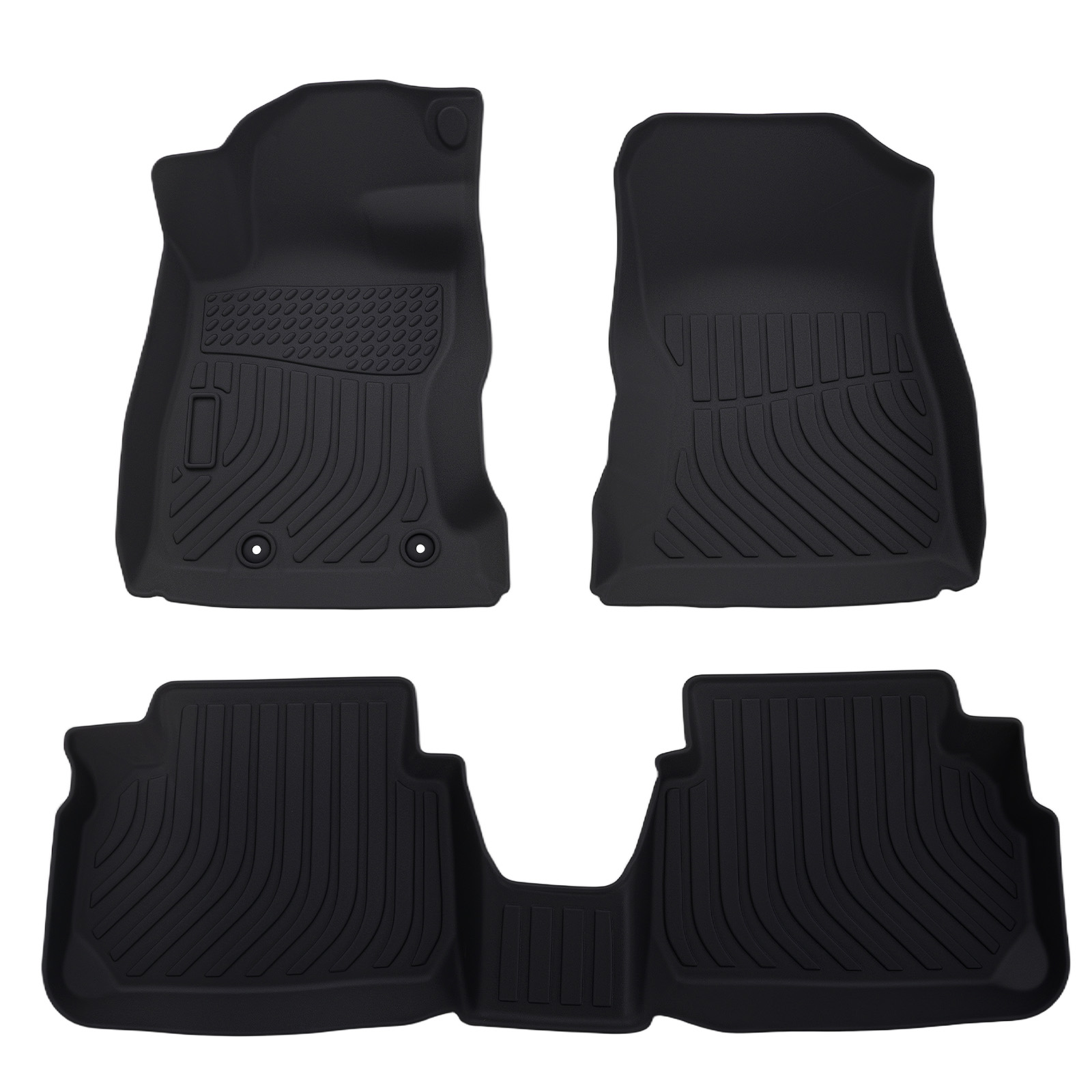 Carpet Floor Mats for Subaru WRX 2022-2024 Black TPE All Weather Easy Clean