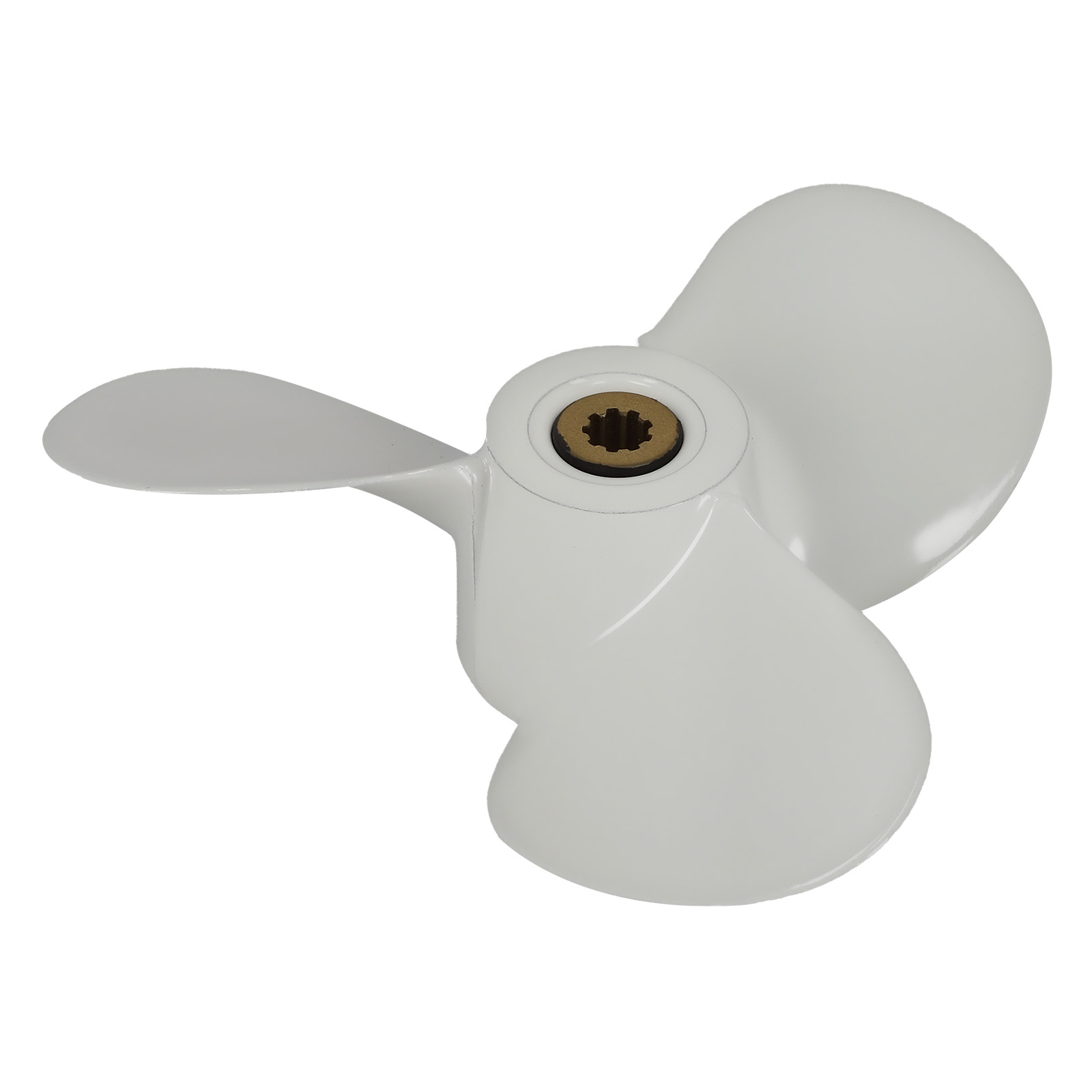 7.5x7 Aluminum Propeller for Yamaha 4-6HP 6E0-45943-01-EL RH 9 Tooth
