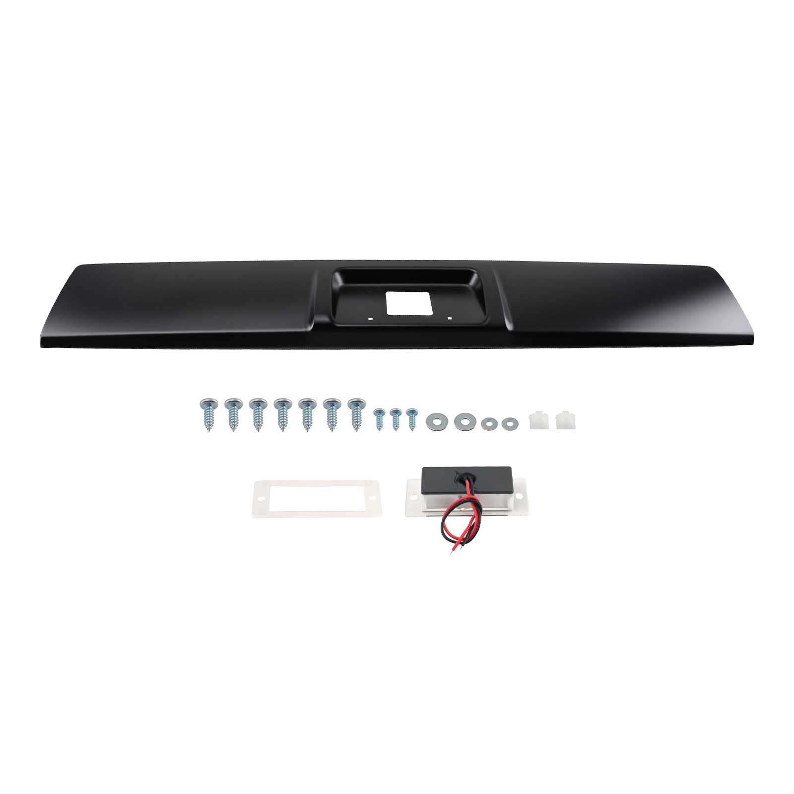 Black Rear Roll Pan for Dodge Ram 1500/2500/3500 2002-2009 Steel Primed