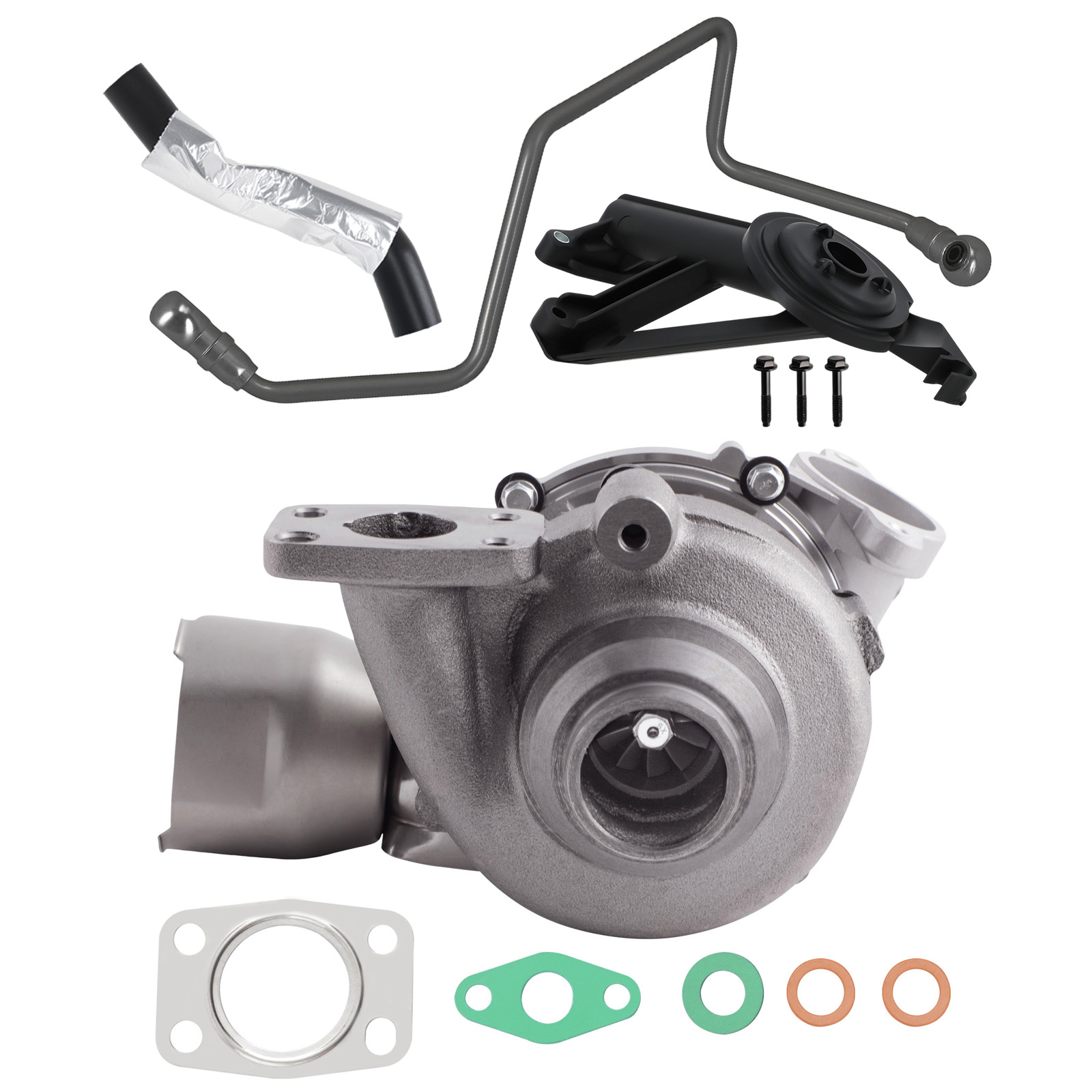 Turbo+Conduite d'huile Kit for Ford Focus Galaxy Peugeot 207 Citroen C4 1.6 HDi