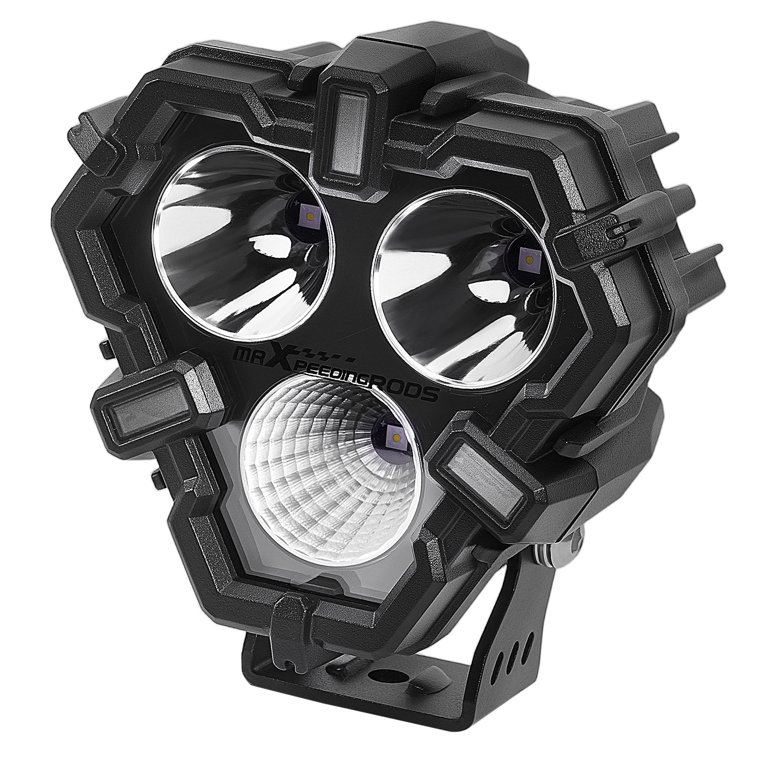 2X 5 Zoll 120w LED Zusatzscheinwerfer DRL Spot Flood For Offroad SUV 4x4