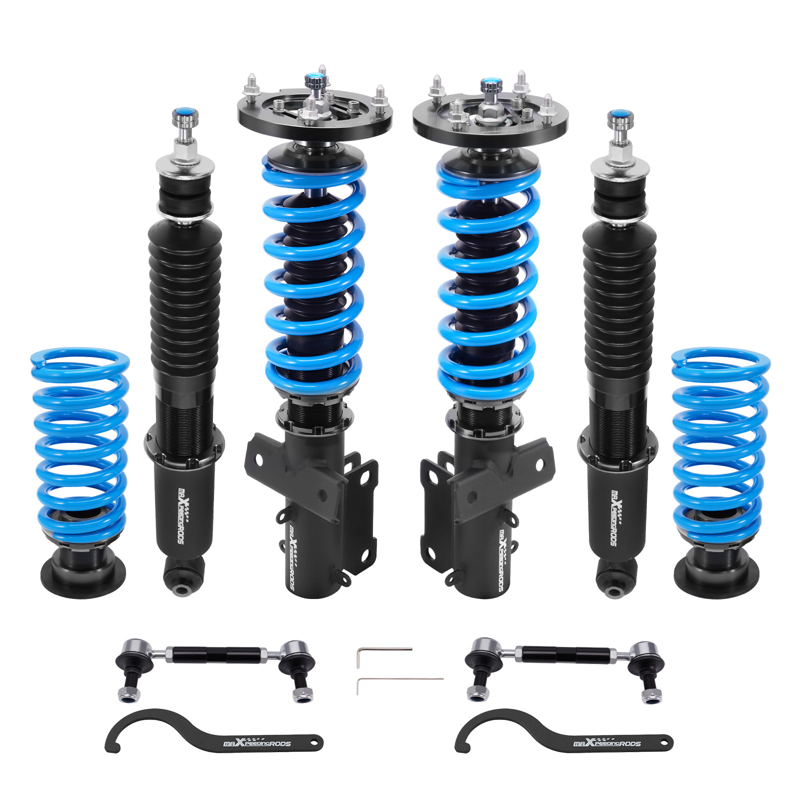 Coilovers Shock Kits for Ford Mustang Convertible Sedan 05-14 24 Ways Adj Damper