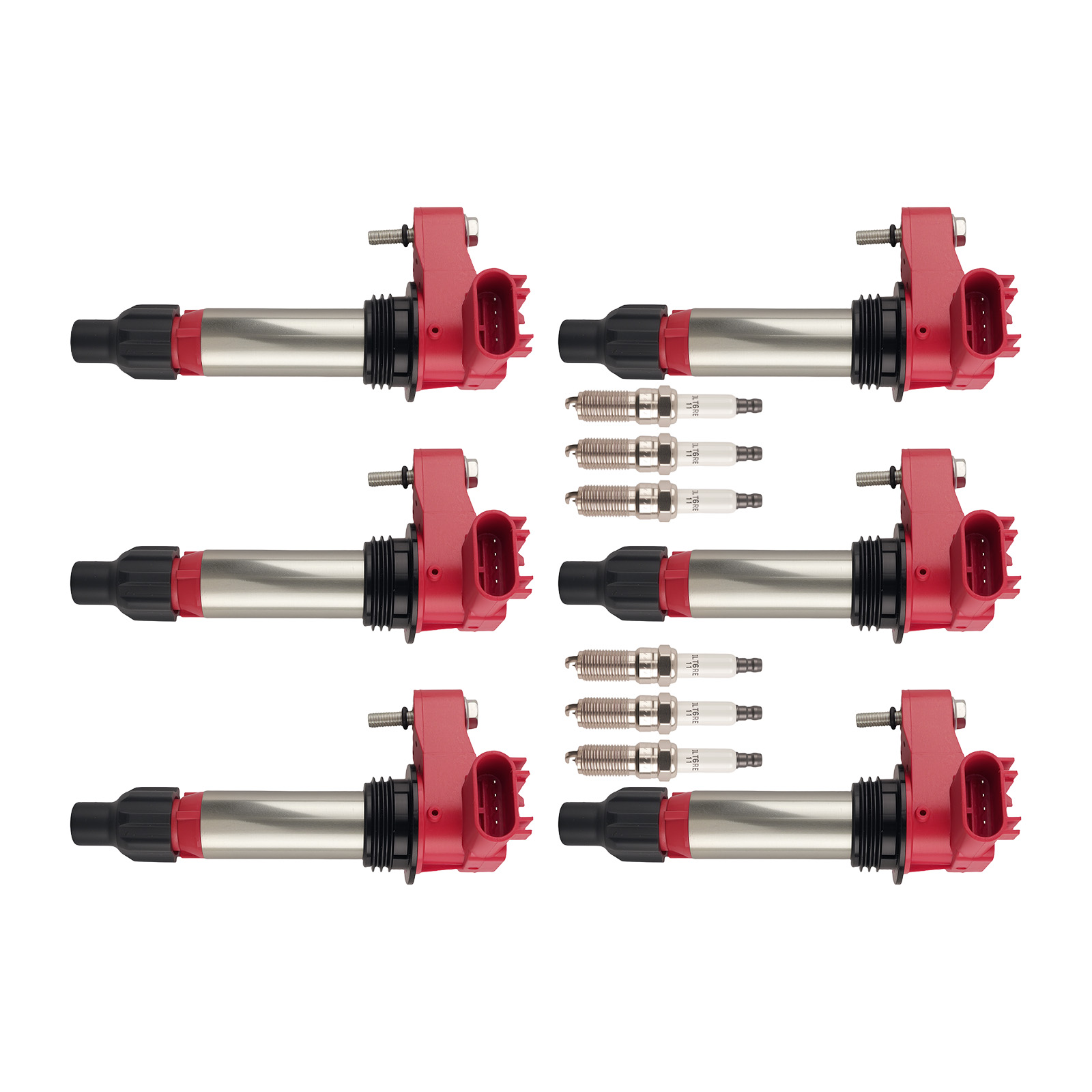 Ignition Coil Spark Plug Kit for Chevrolet Camaro Colorado 3.6L 2010-2016