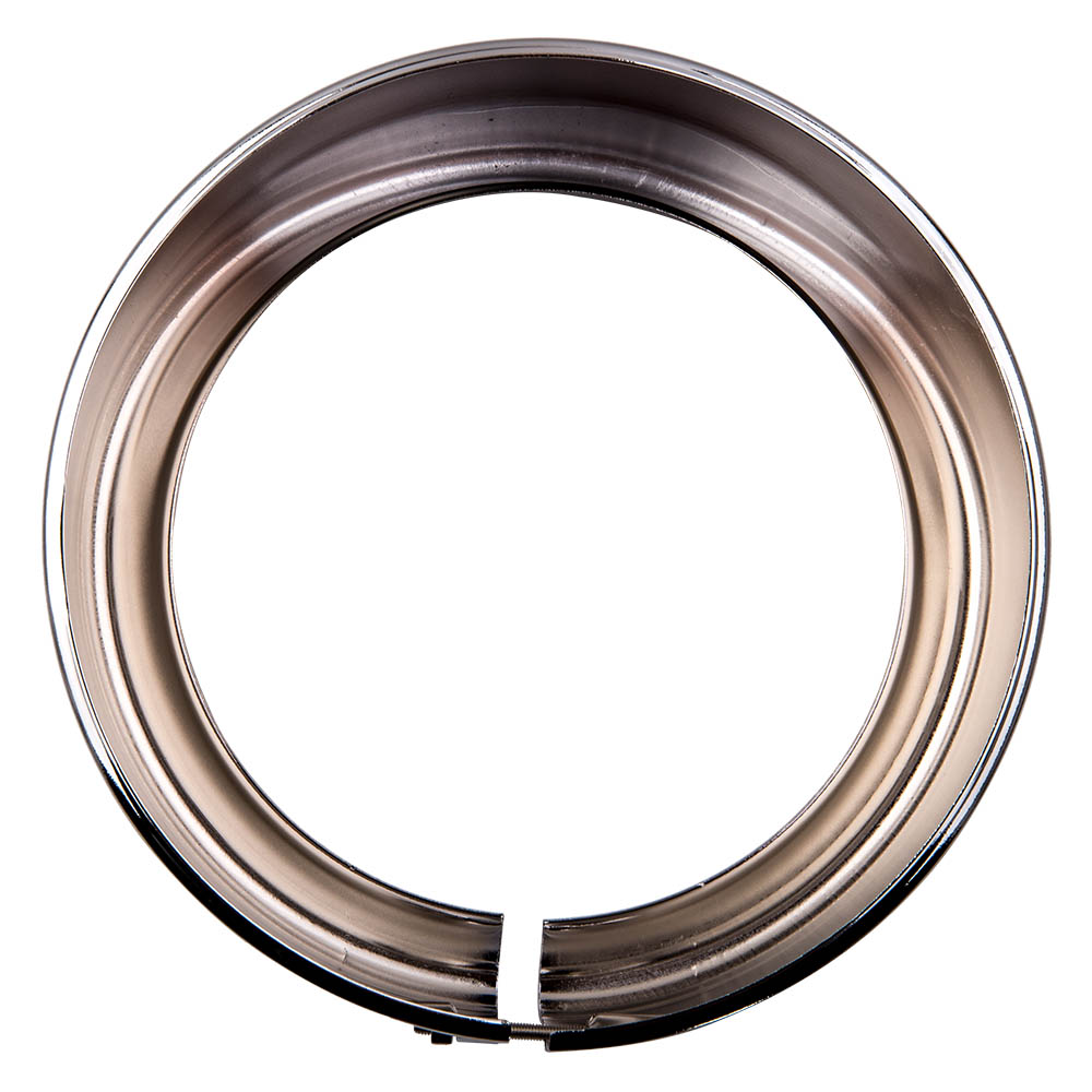 7'' Headlight Trim Ring & 4 1/2'' Fog Light Trim Ring for Harley FLD 12-2016