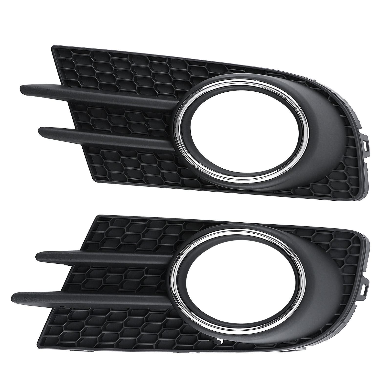 Pair Front Bumper Fog Light Cover for VW Tiguan 2012-2017 5N0853665H 5N0853666H