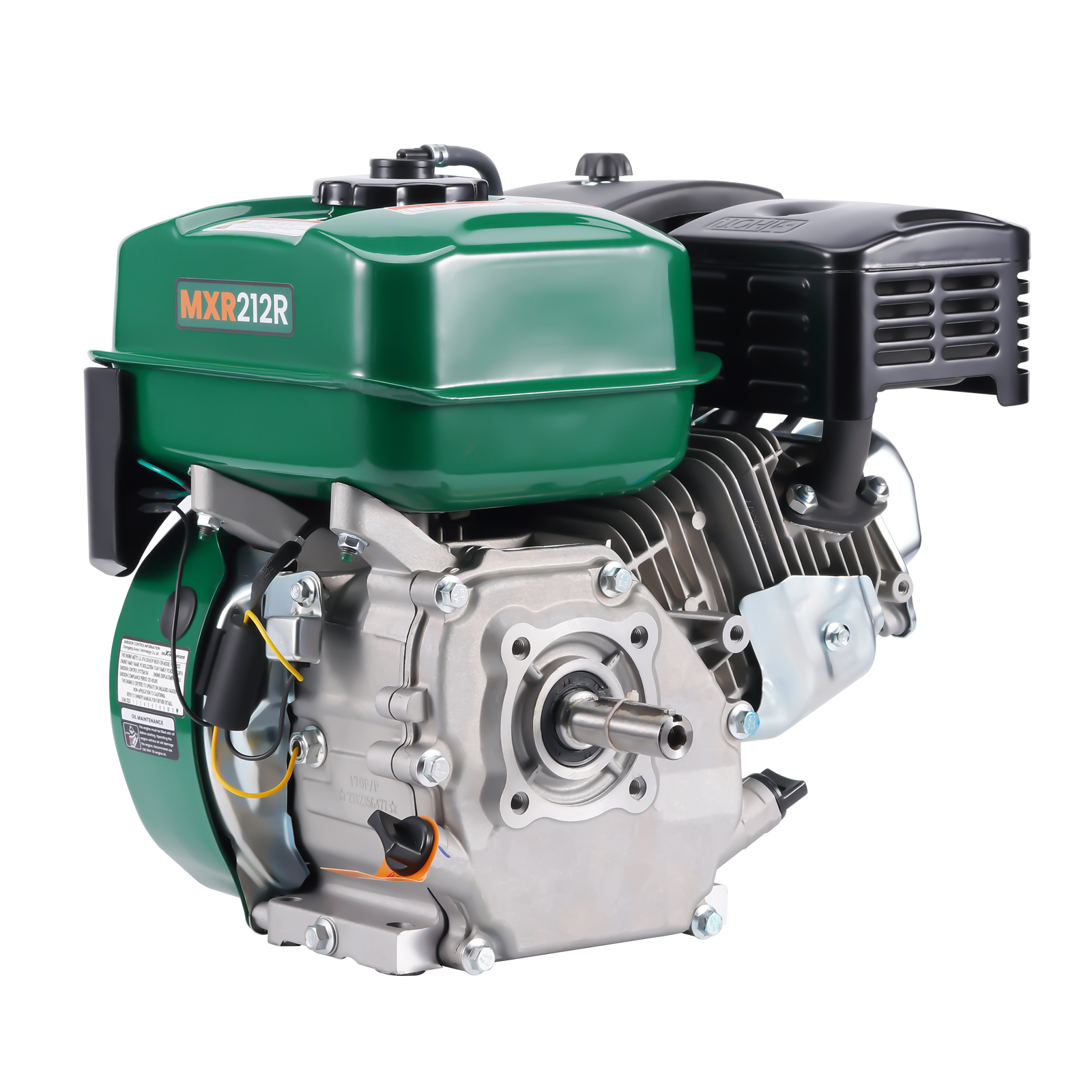 7HP Gasoline Engine Motor 212cc 4-Stroke Recoil Start Horizontal Pressure Washer