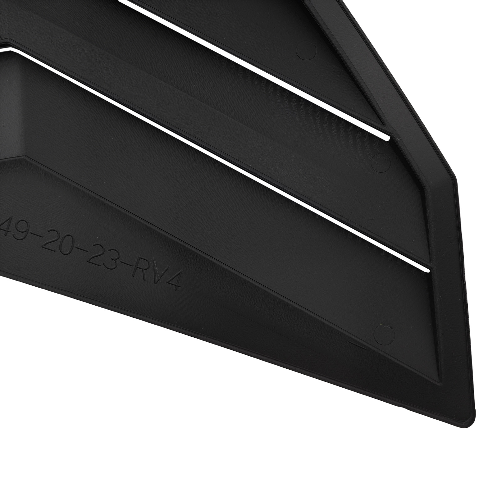 Painted Carbon Fiber Side Window Louvers for Toyota RAV4 2019-2025 ABS Plastic