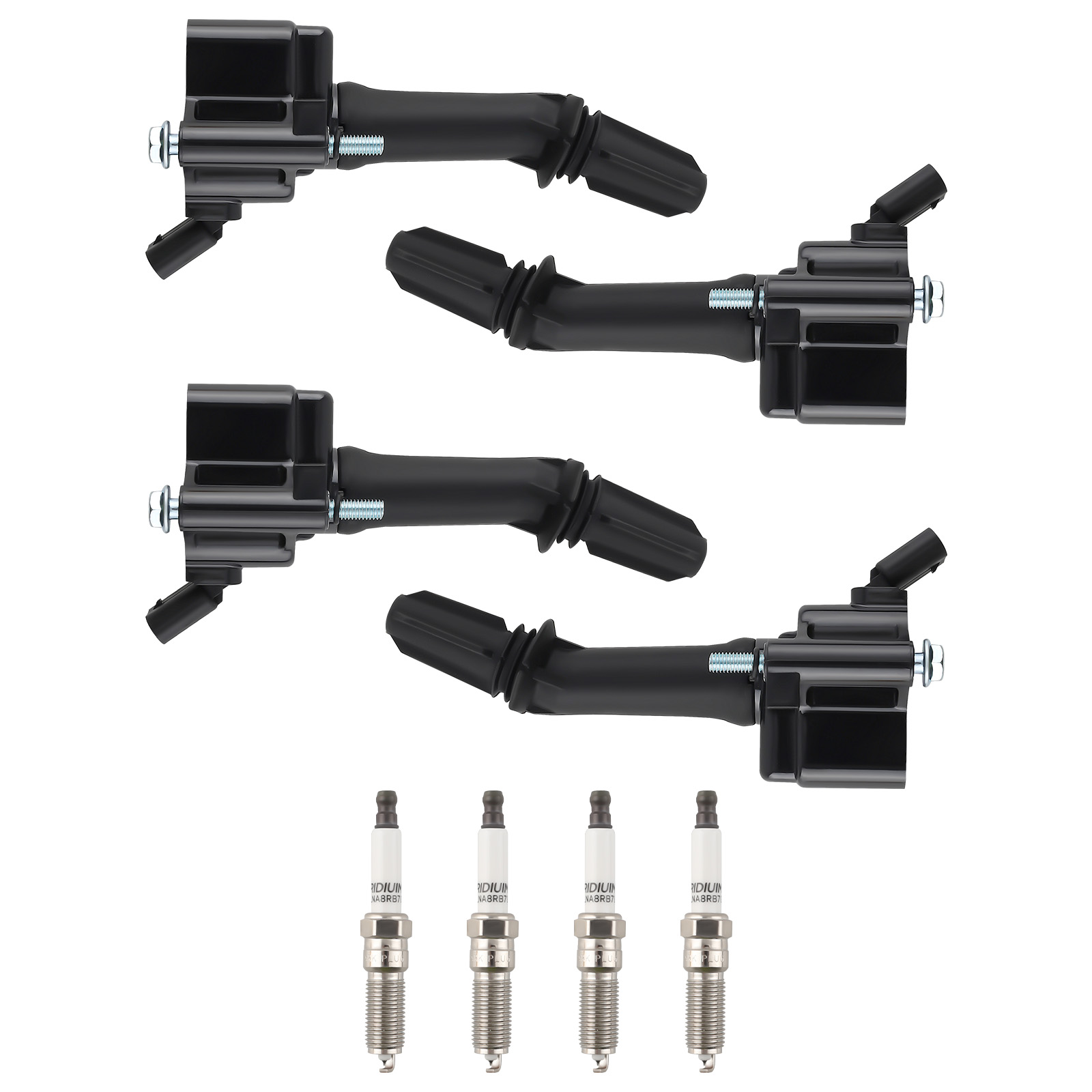 Ignition Coils + Iridium Spark Plugs for Buick Encore 2016-2019 1.4L L4 UF802