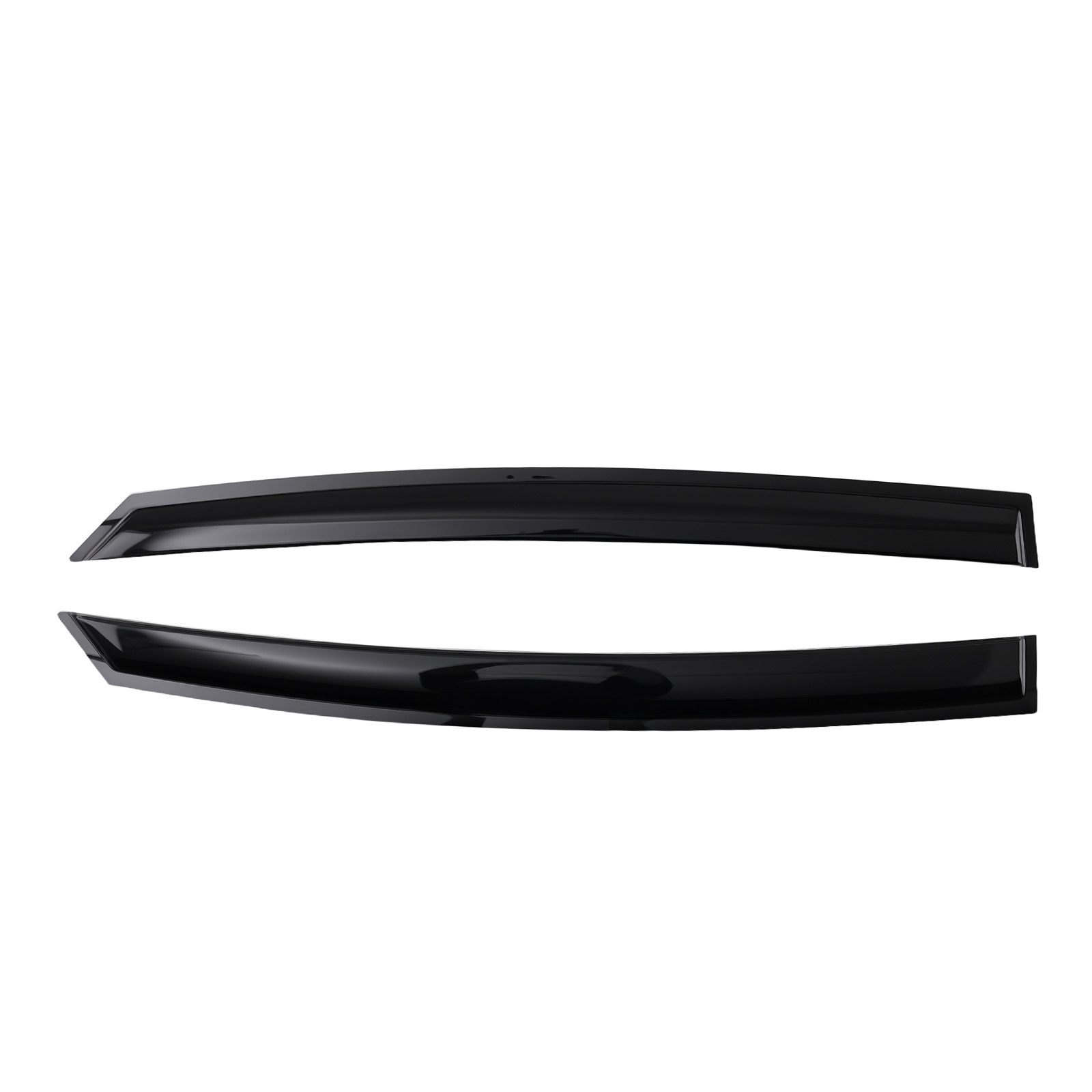 Front & Rear Window Visors Rain Guards for Ford Fusion 2013-2020 Smoke 4pc Set