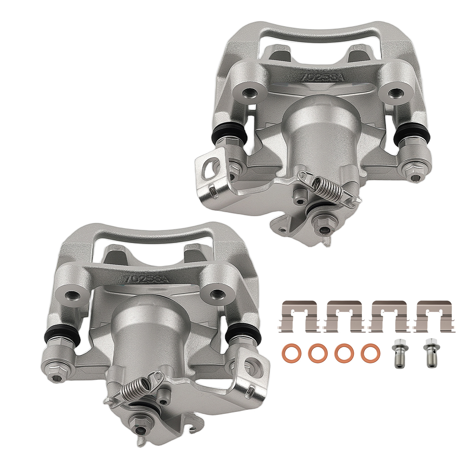 Rear Disc Brake Caliper Set w/Bracket for Kia Soul 1.6L 2.0L 2014-2019 19-B6788A