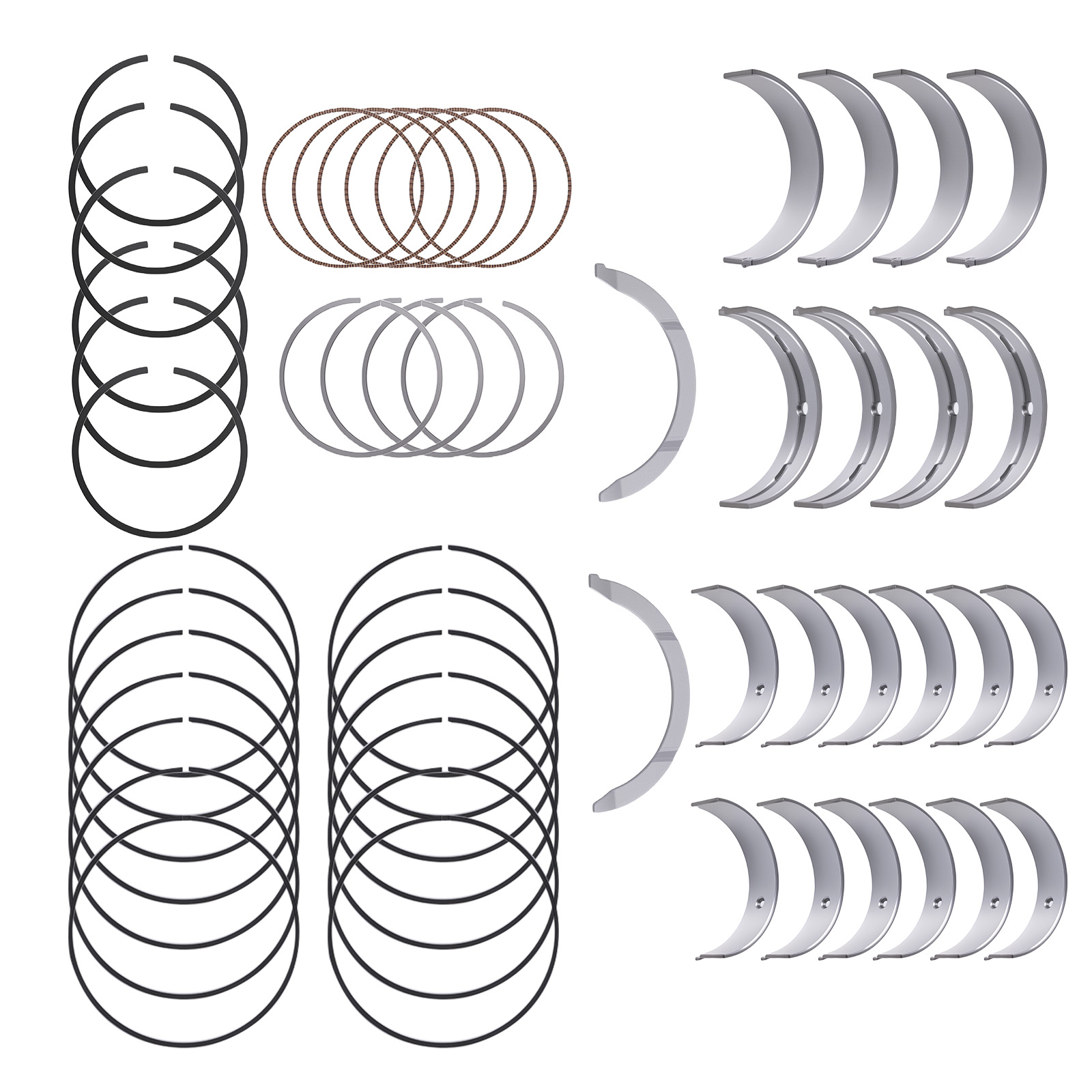 Engine Bearing Set for Nissan Pathfinder/Frontier 4.0L 2005-2015