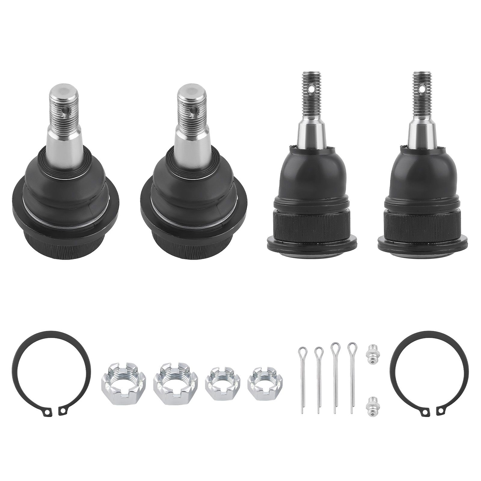 Front Upper Lower Ball Joints for Chevy GMC Silverado Sierra 2500 HD 01-2010