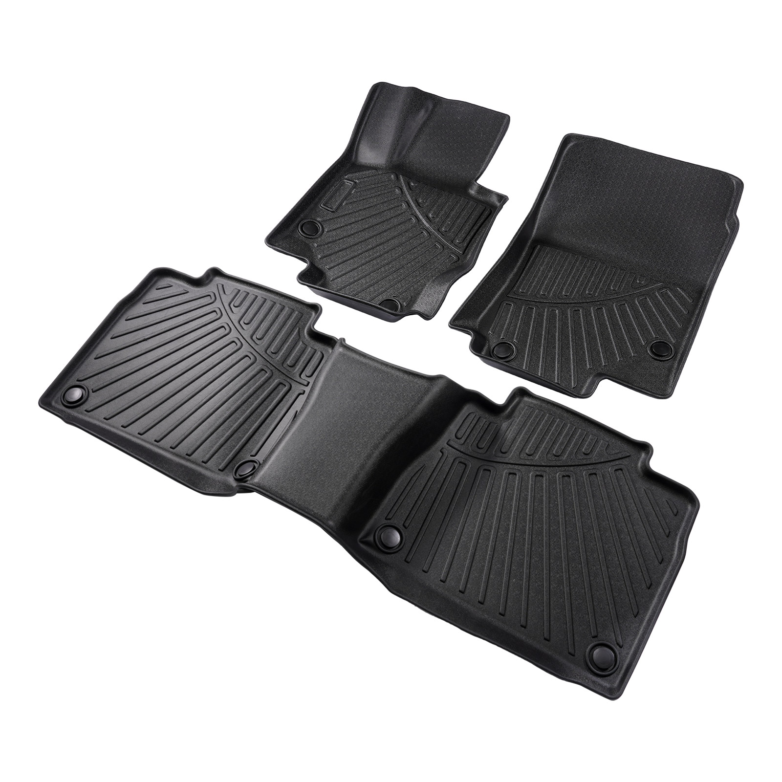 All Weather Floor Mats Floor Liner for Mercedes Benz GLE 2020-25 Rubber TPE