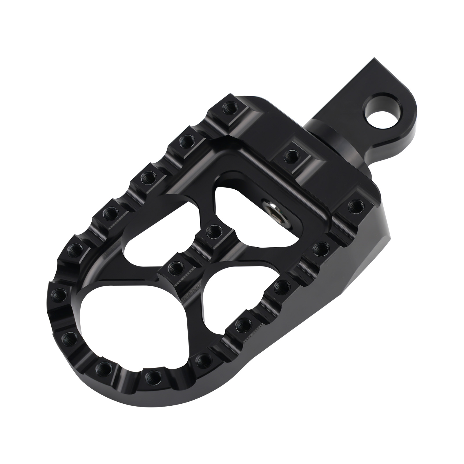 MX Style Wide Foot Pegs Footrest Chopper Bobber For Harley Dyna 1993-2017