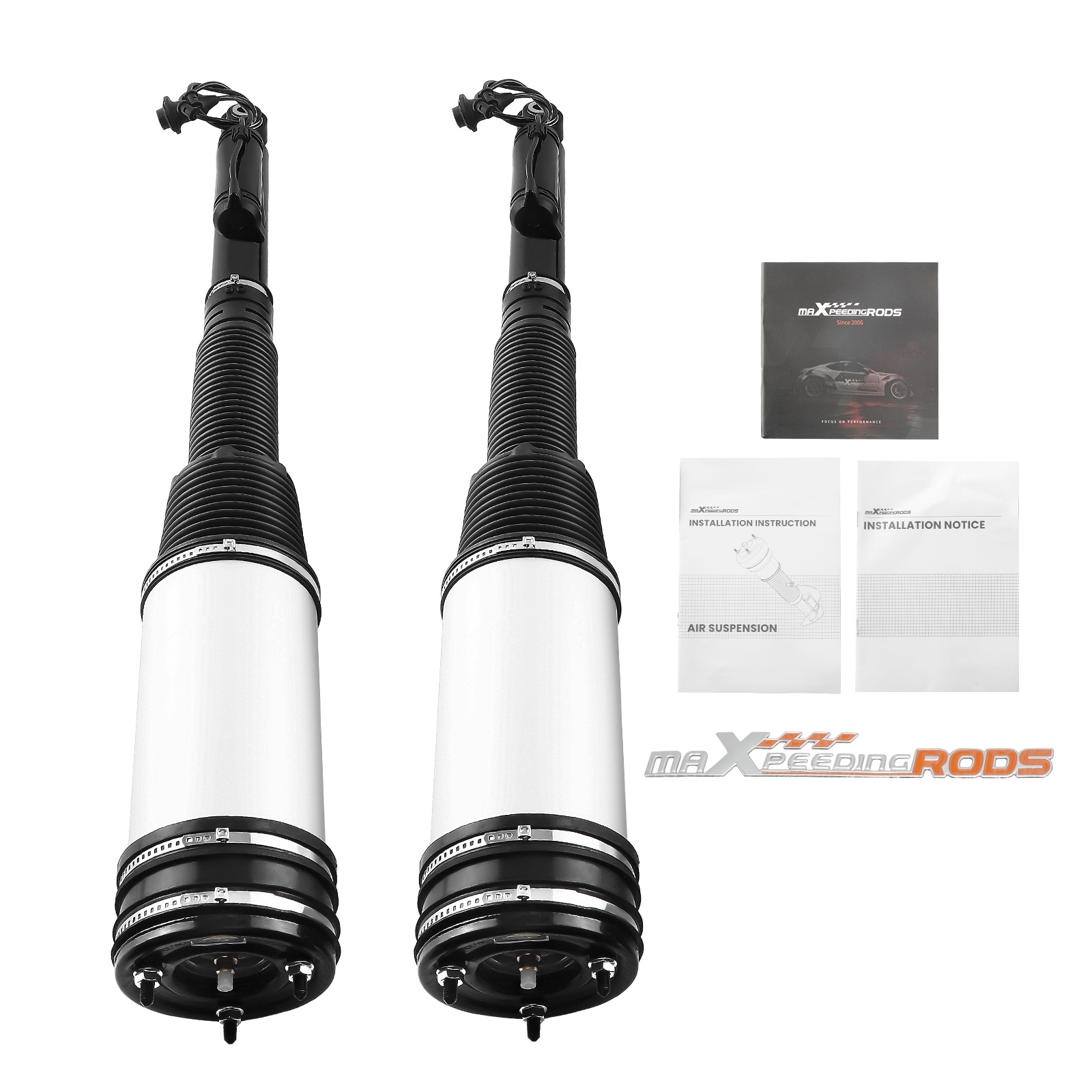 2X LUFTFEDERBEIN STOSSDÄMPFER HINTEN FÜR MERCEDES BENZ S-KLASSE W220