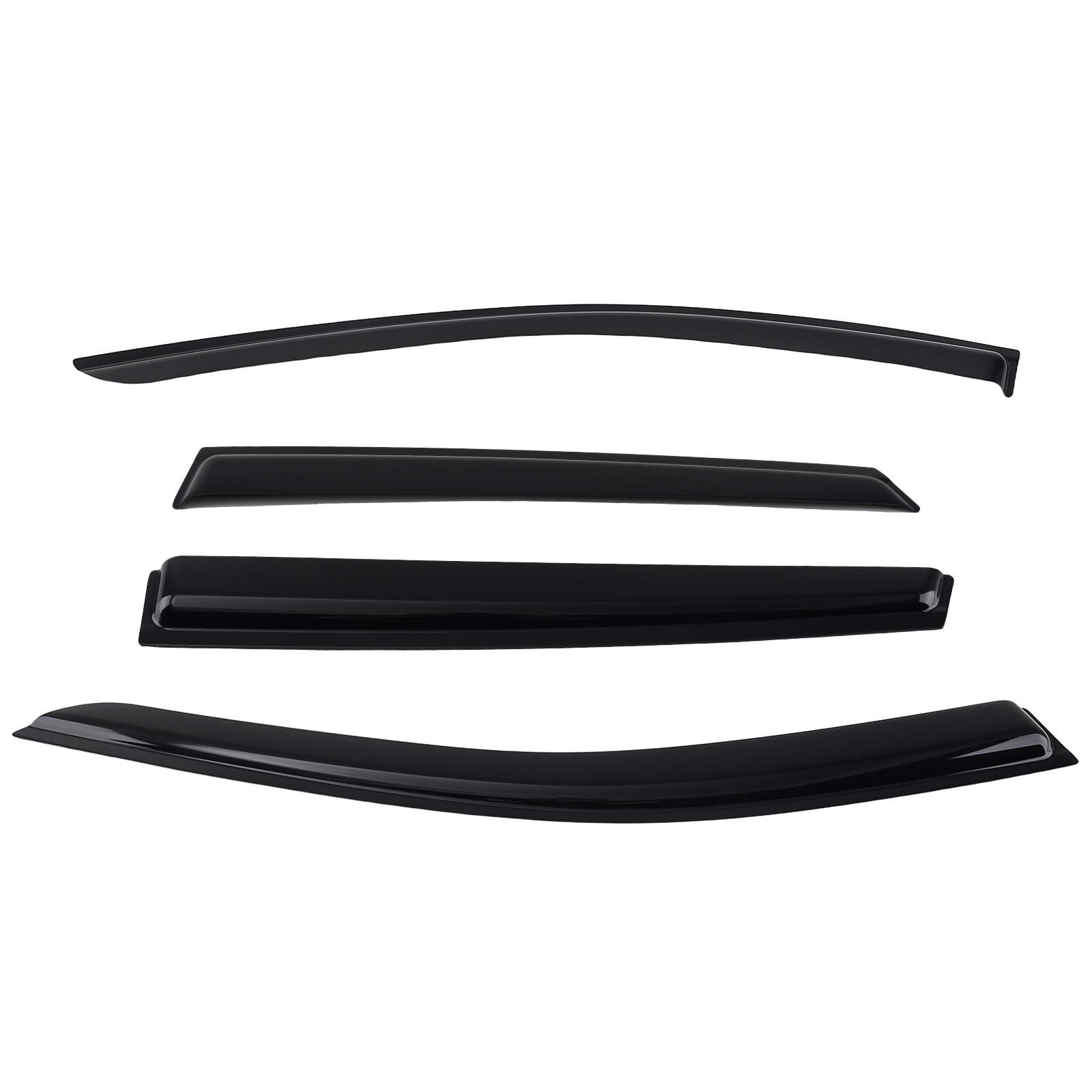 Weather Shields for Hyundai i30 Hatch 2017-2024 Window Visors Black 4Pcs