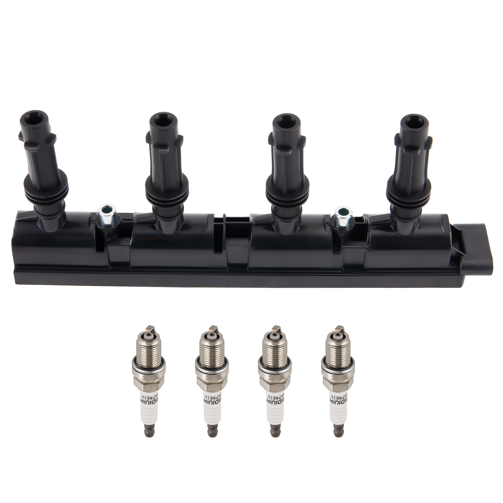 1X Ignition Coil & 4X Spark Plug For Buick Chevrolet Encore Encore UF669 XP3922