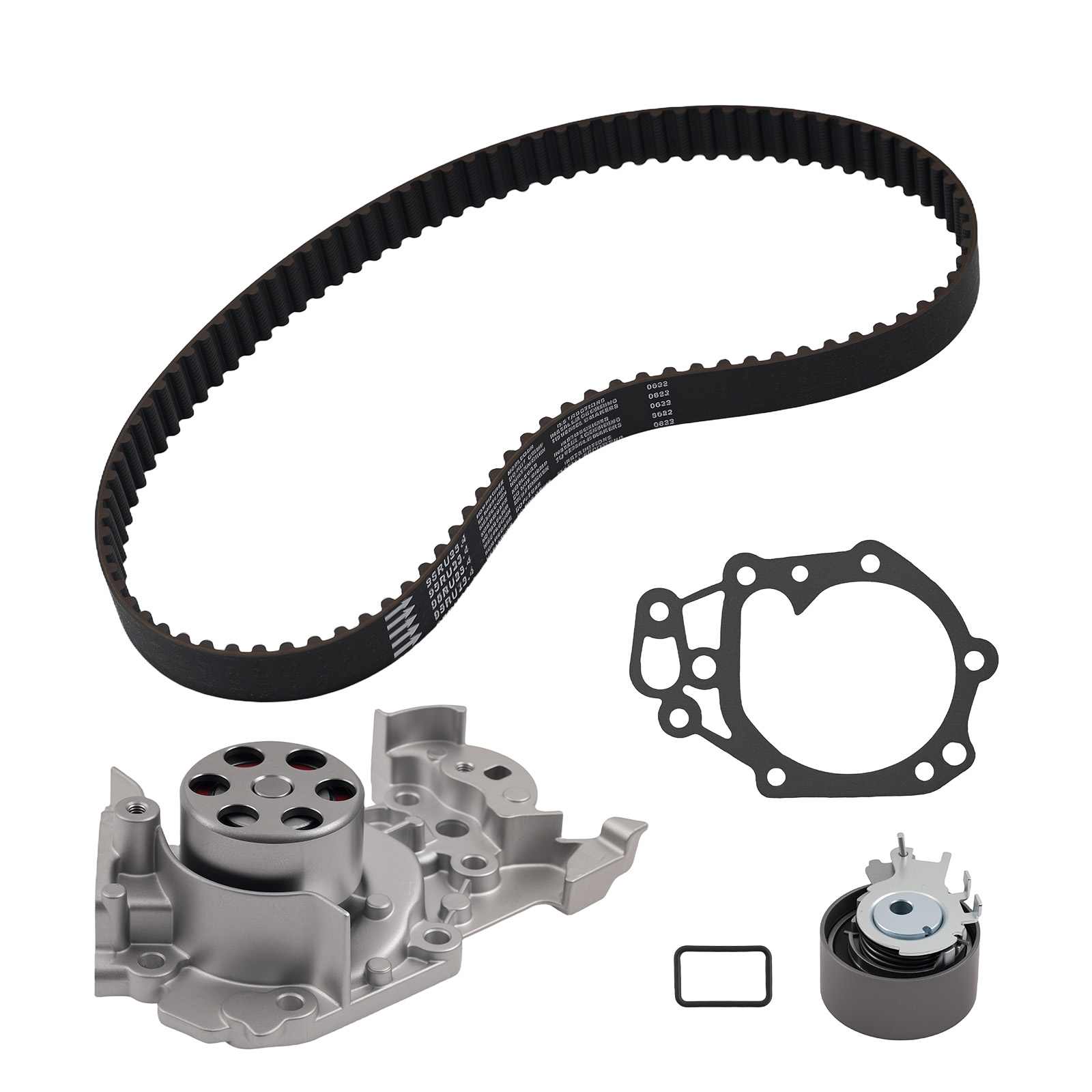 Zahnriemenkit for Renault Clio III 1.2 16V 2005-2014 mit Wasserpumpe Spannrolle