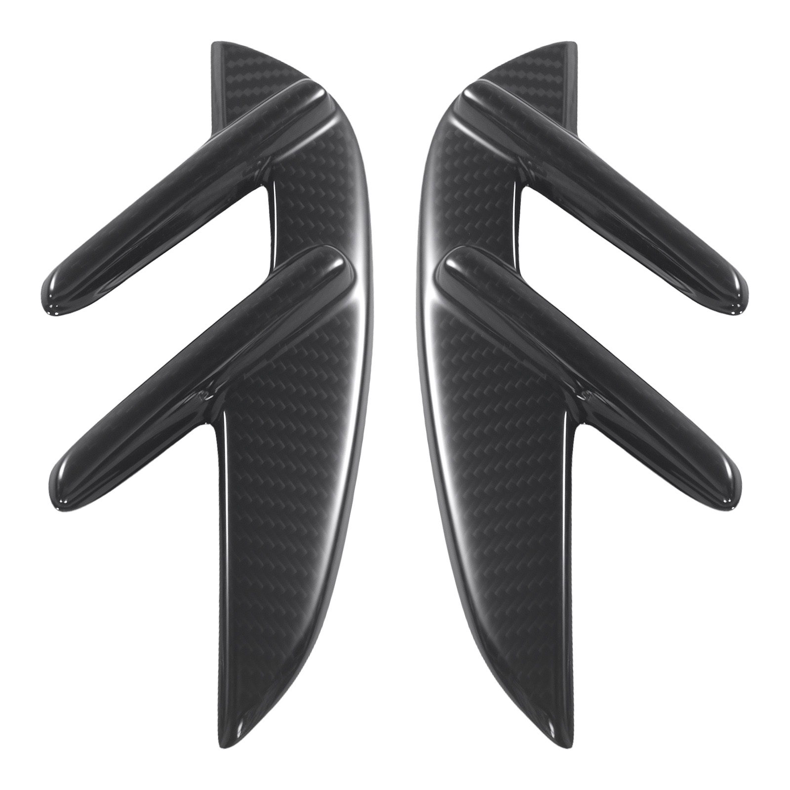 Black Carbon Fiber Side Fender Vent for BMW G80 M3 2021-2024 Trim Cover