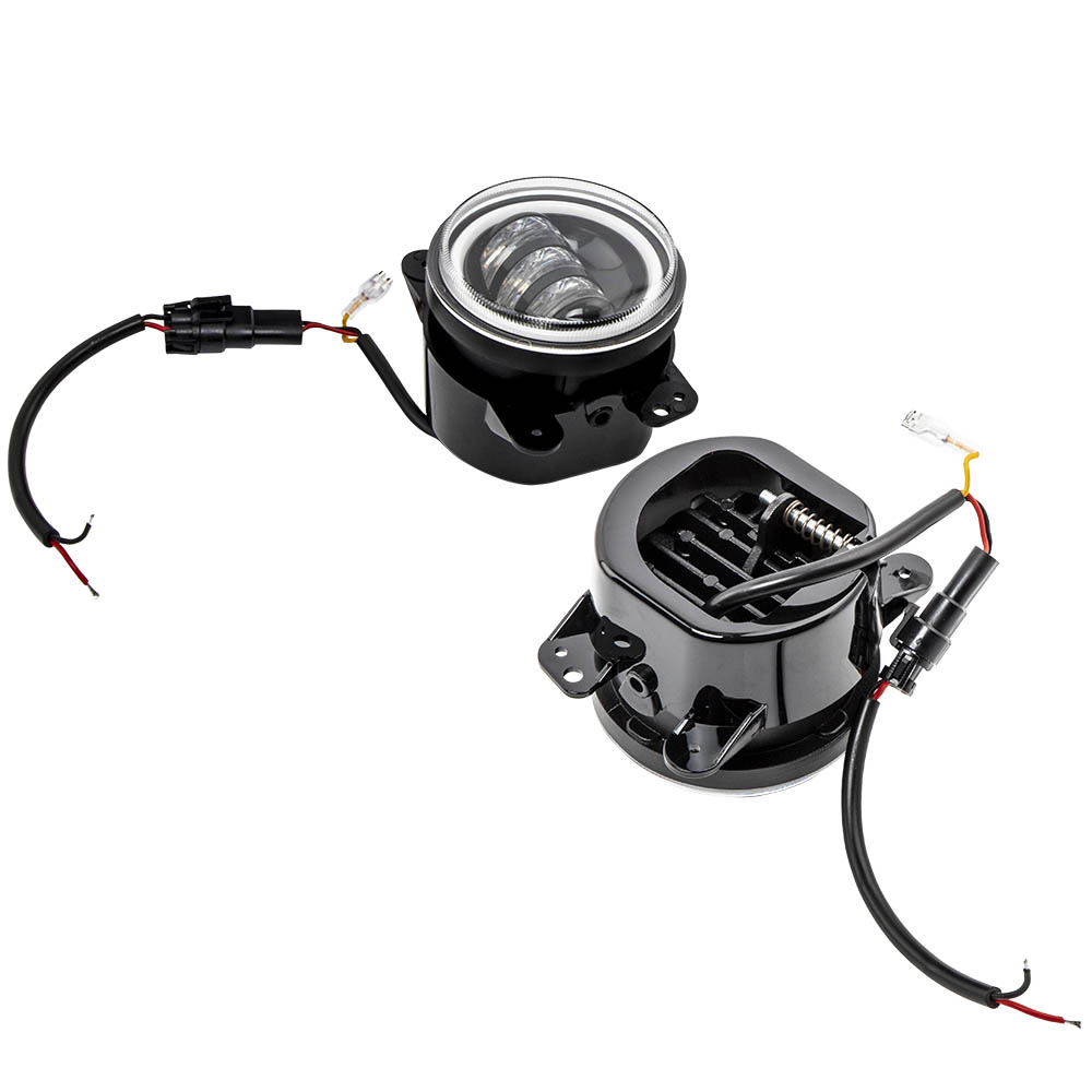 6x LED Headlight Fog Light Turn Signal 7''LED Lamp For Jeep Wrangler JK 2015-16