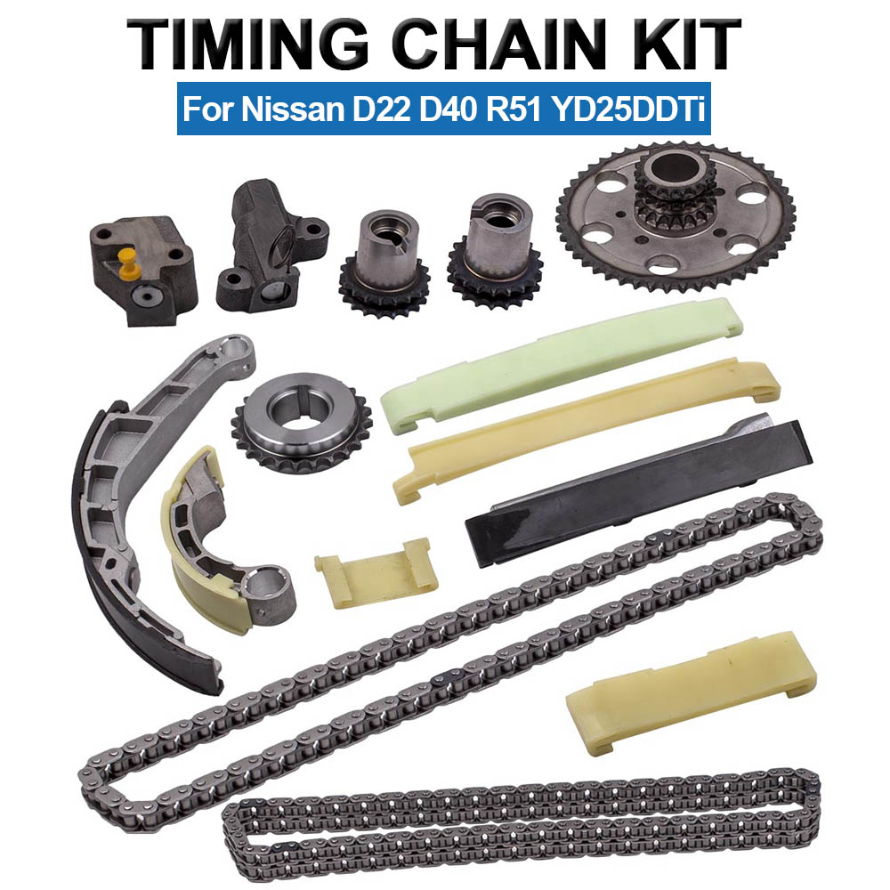 ENGINE TIMING CHAIN KIT FOR NISSAN NAVARA D40 YD25DDTI 2.5L TD TURBO