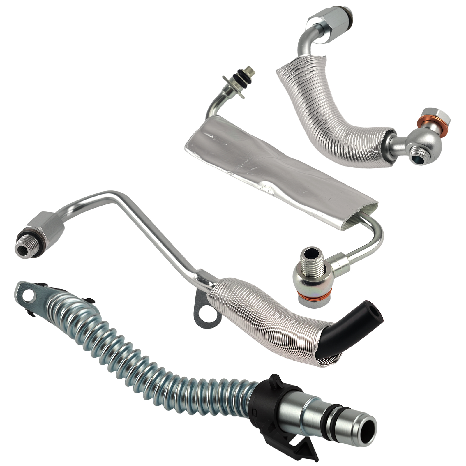 4xTurbolader Ölleitung For Vauxhall / Opel Cascada A14NEL, A14NET, B14NEL,B14NET