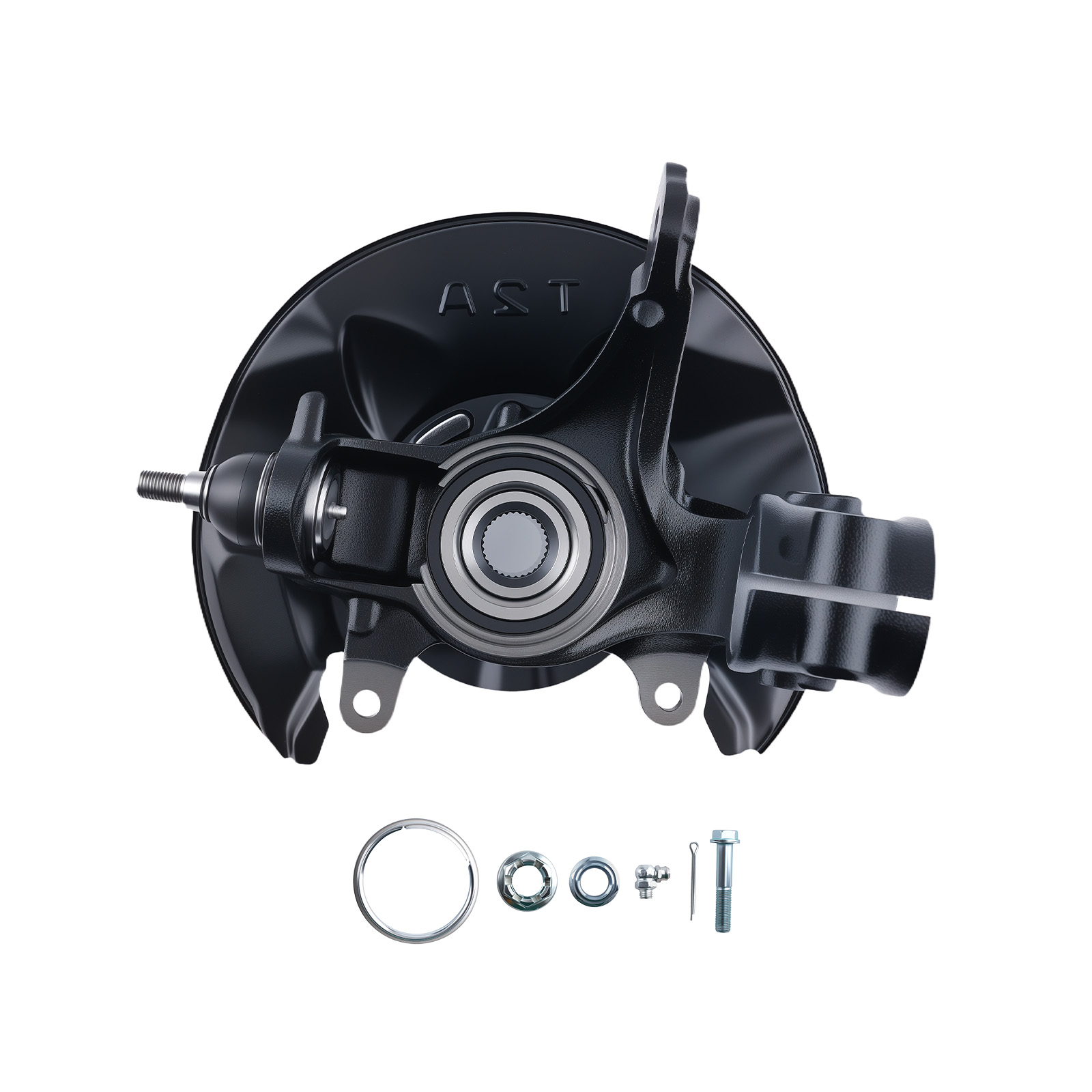 Front Left Steering Knuckle & Wheel Hub Bearing For Honda Accord 13-15 698475