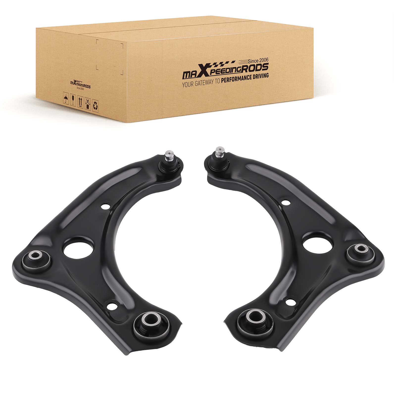 Suspension Front Lower Control Arms Assembly for Nissan Versa Note 2015-2019