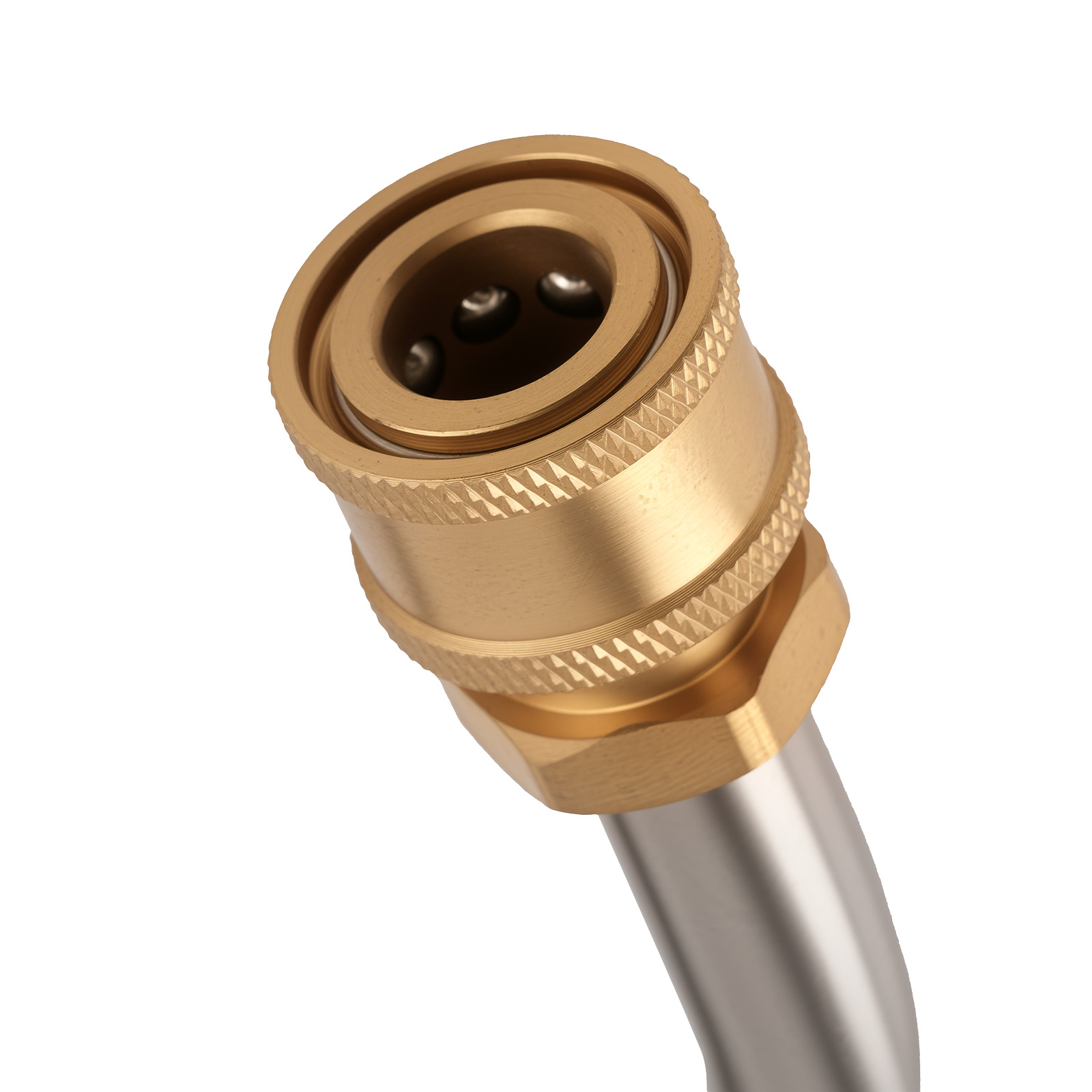 Anti Rust Pressure Washer Extension Wand 90 120 Degree 4000PSI Quick Connect