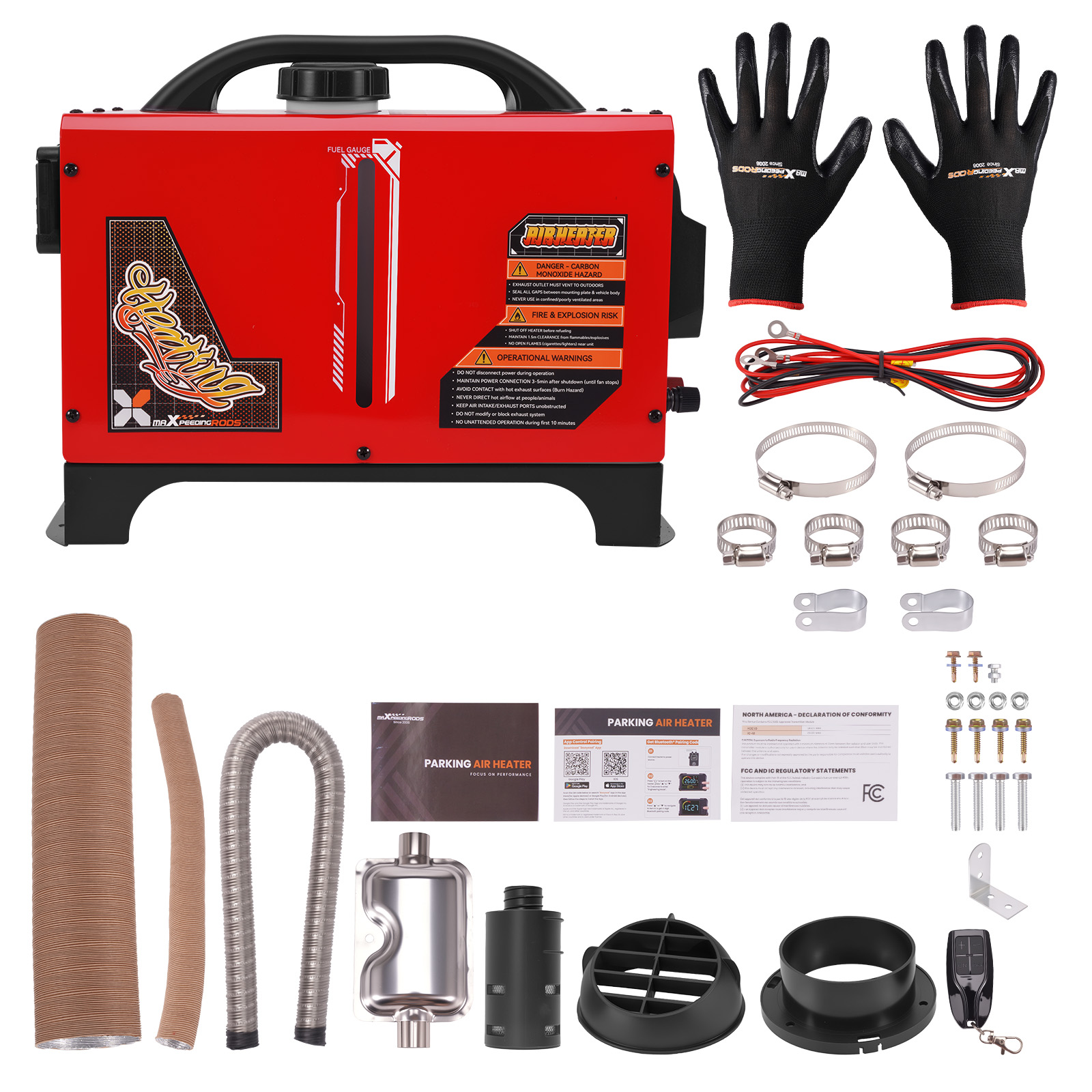 Diesel Luftheizung 8000W Standheizung mit Bluetooth App Steuerung +Batteriestart