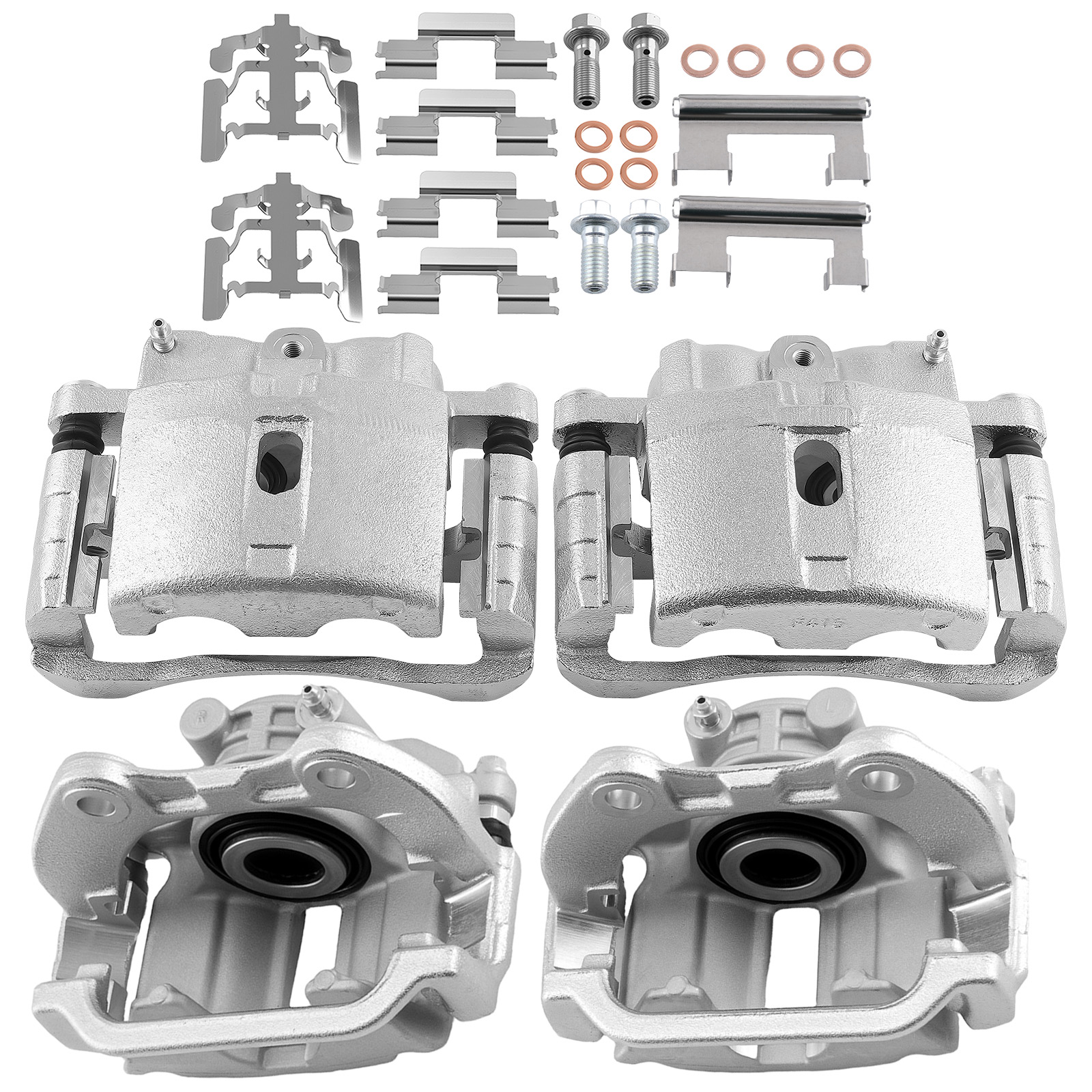 4pcs Disc Brake Caliper Kit for Chevrolet Suburban 1500 Tahoe 2000-2001 18-B4729