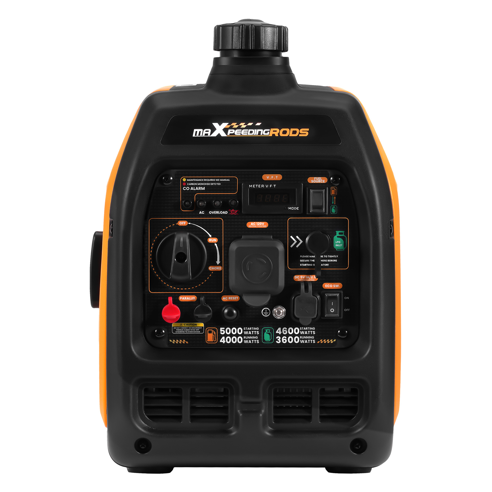 5KW  Dual Fuel Inverter Generator – Pure Sine Wave for Sensitive Electronics