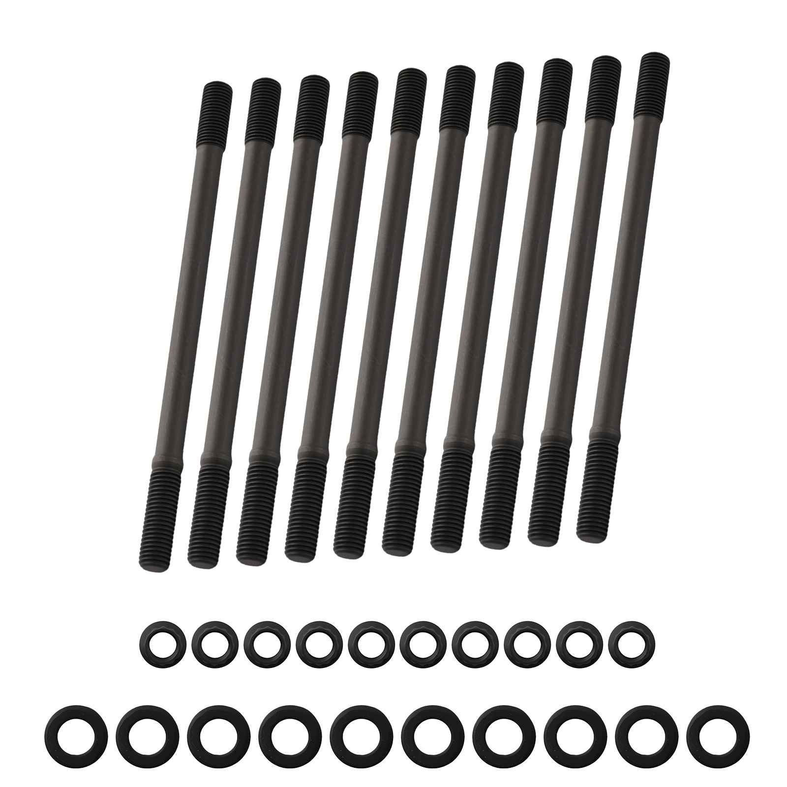 Black Cylinder Head Studs Kit for Honda Civic 1.6L VTEC B16A2 1994-2000