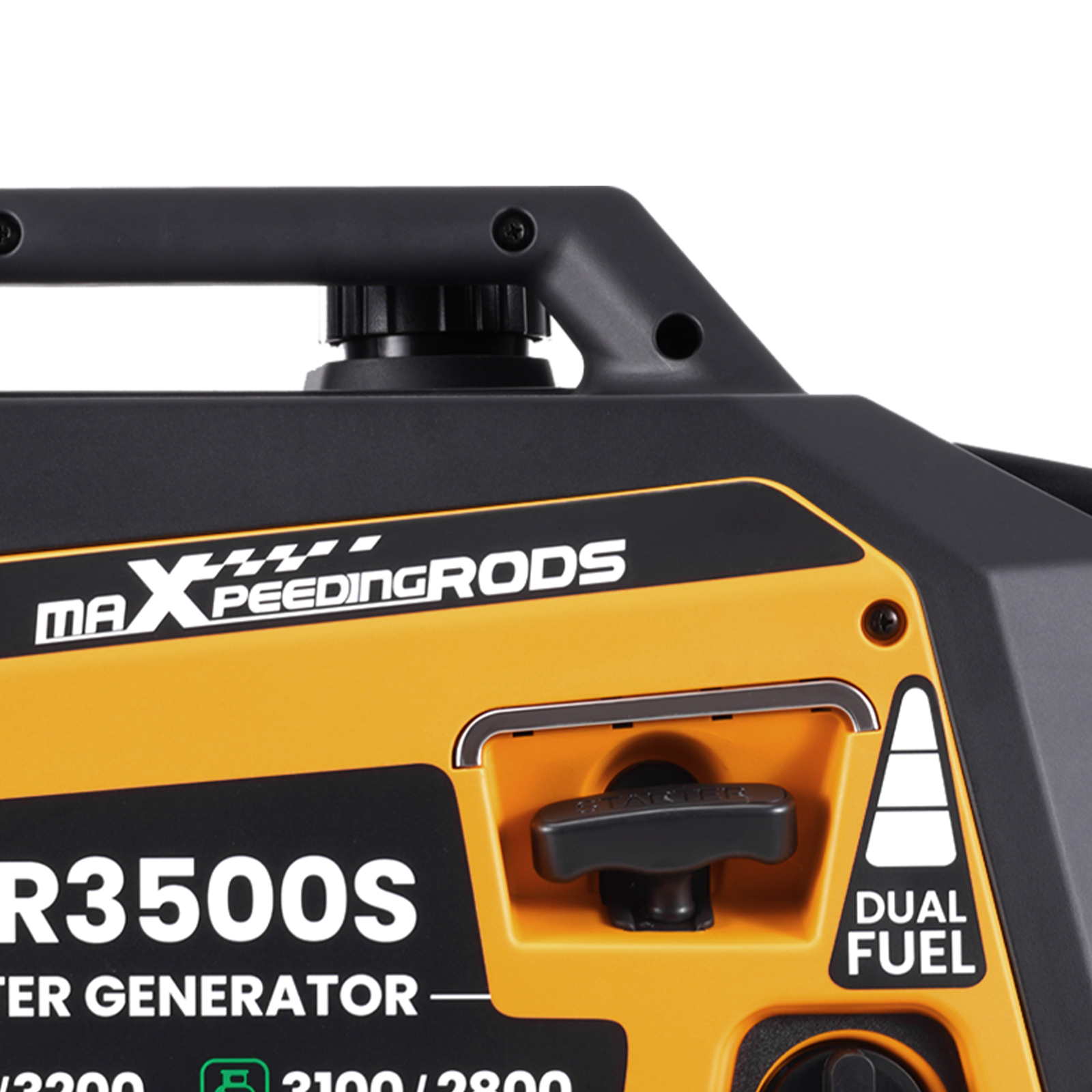 3500 Watt Portable Generator Inverter 3200W Dual Fuel Electric Start for Camping