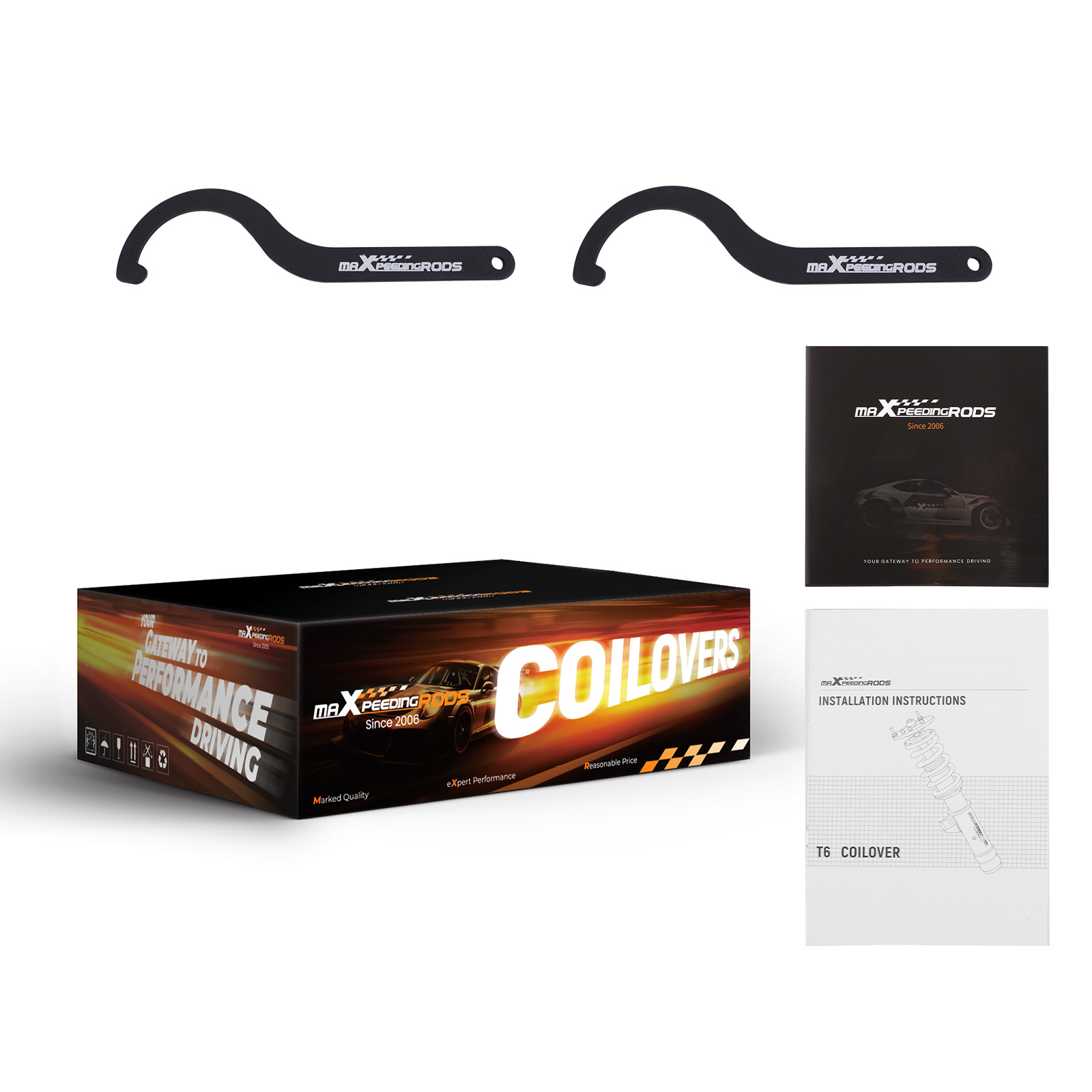 Sport-gewindefahrwerk Dämpfung Einstellbar for Subaru Impreza WRX GC8 1992-200