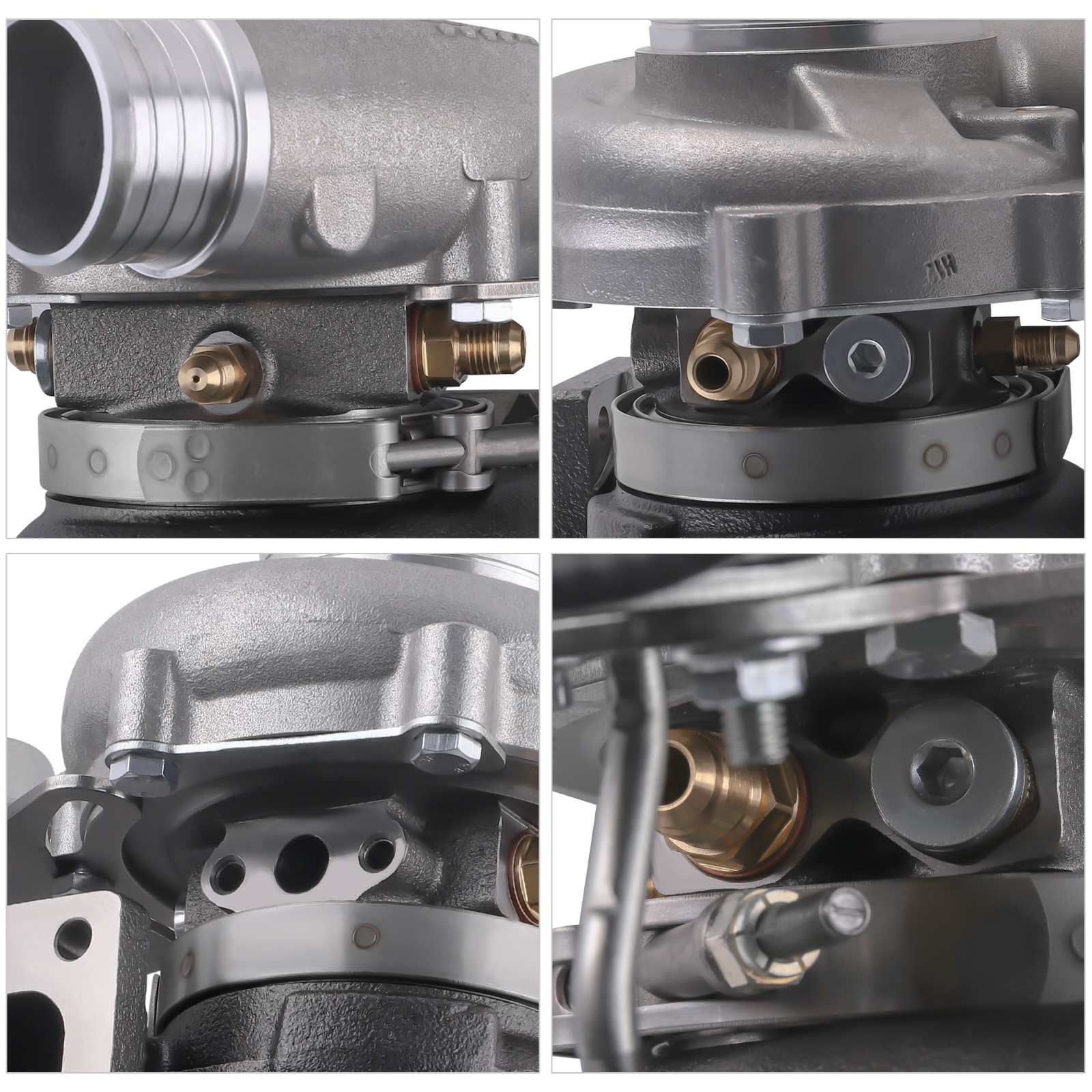 Universal T25 550HP Turbo Turbocharger Dual Ceramic Ball Bearing for 1.4L-3.0L